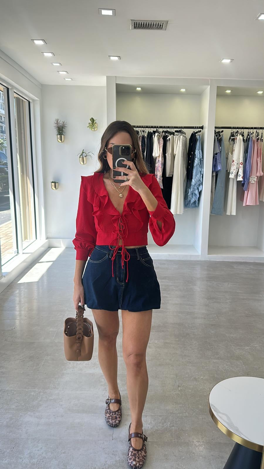 INDIGO BUBBLE SHORTS