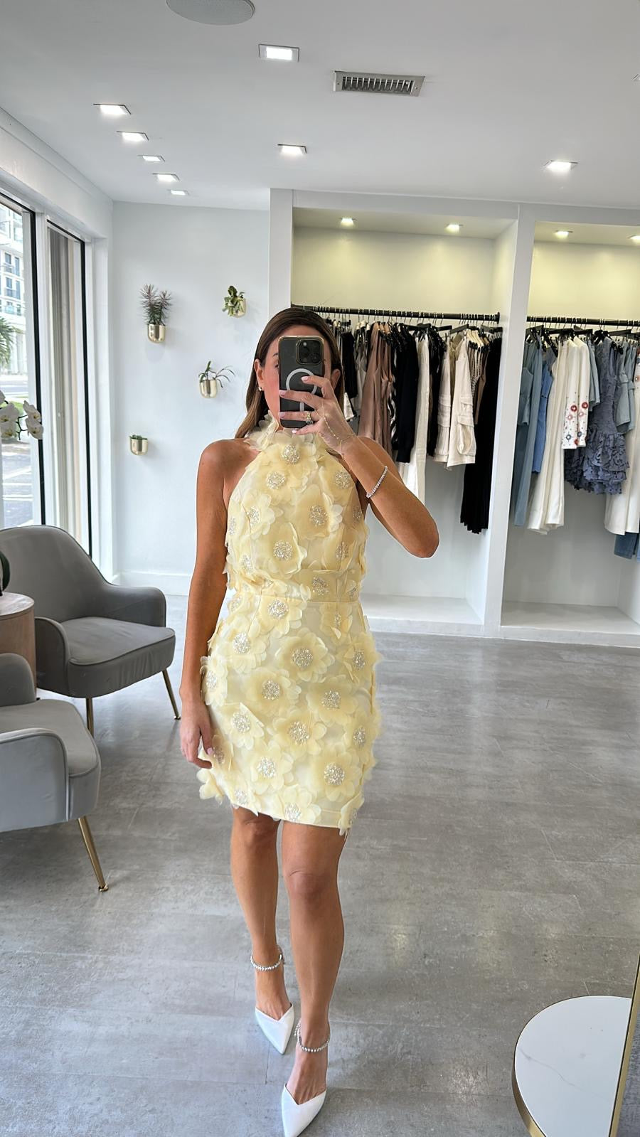 THE GOLDEN BLOSSOM DRESS