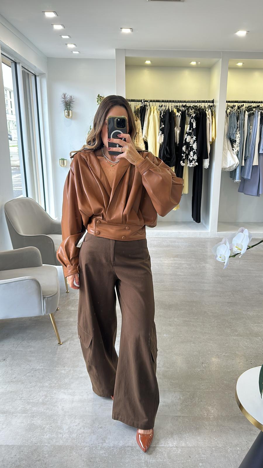 BROWN CARGO JOGGER