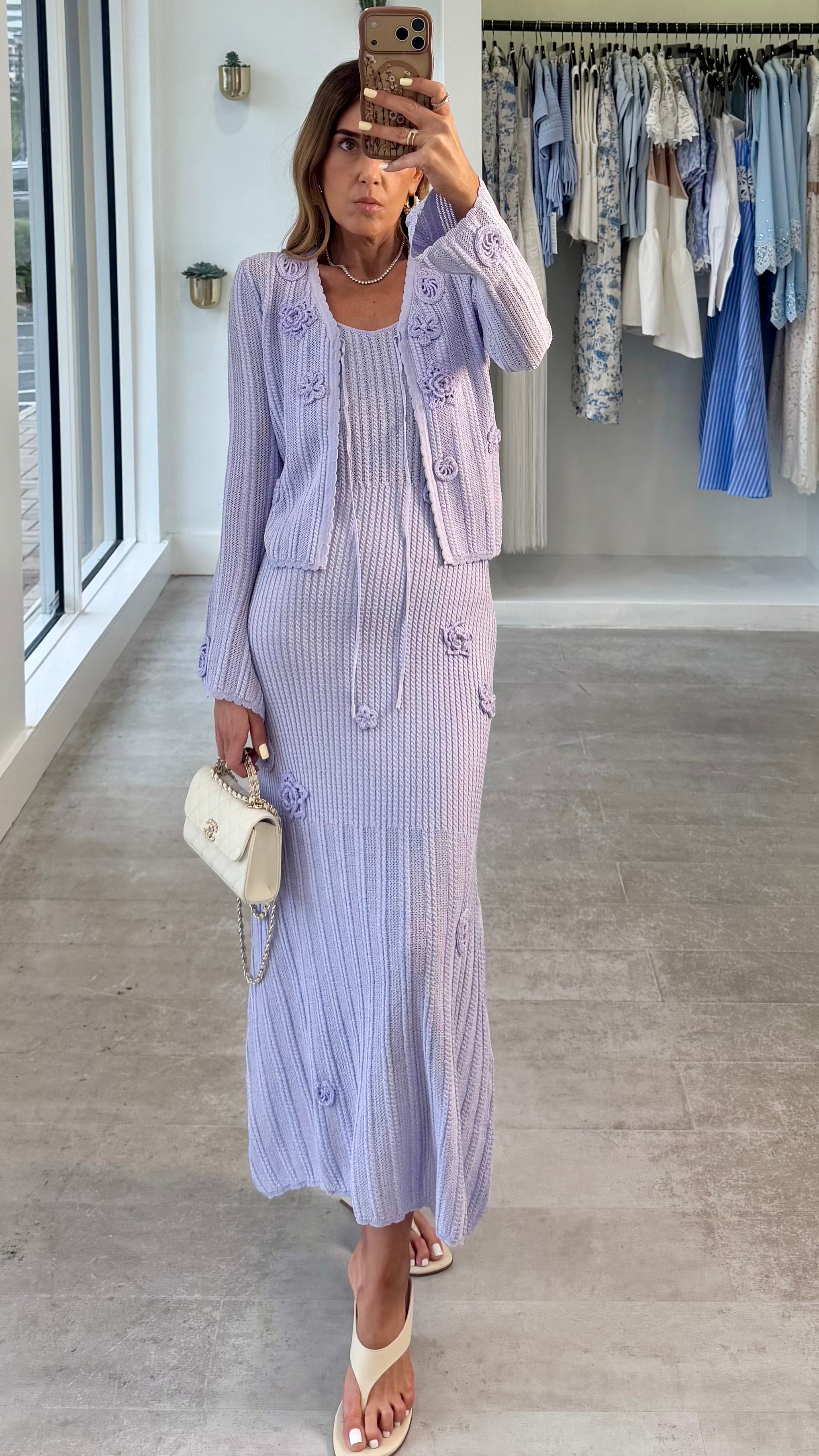 LAVENDER APPLIQUÉ SET
