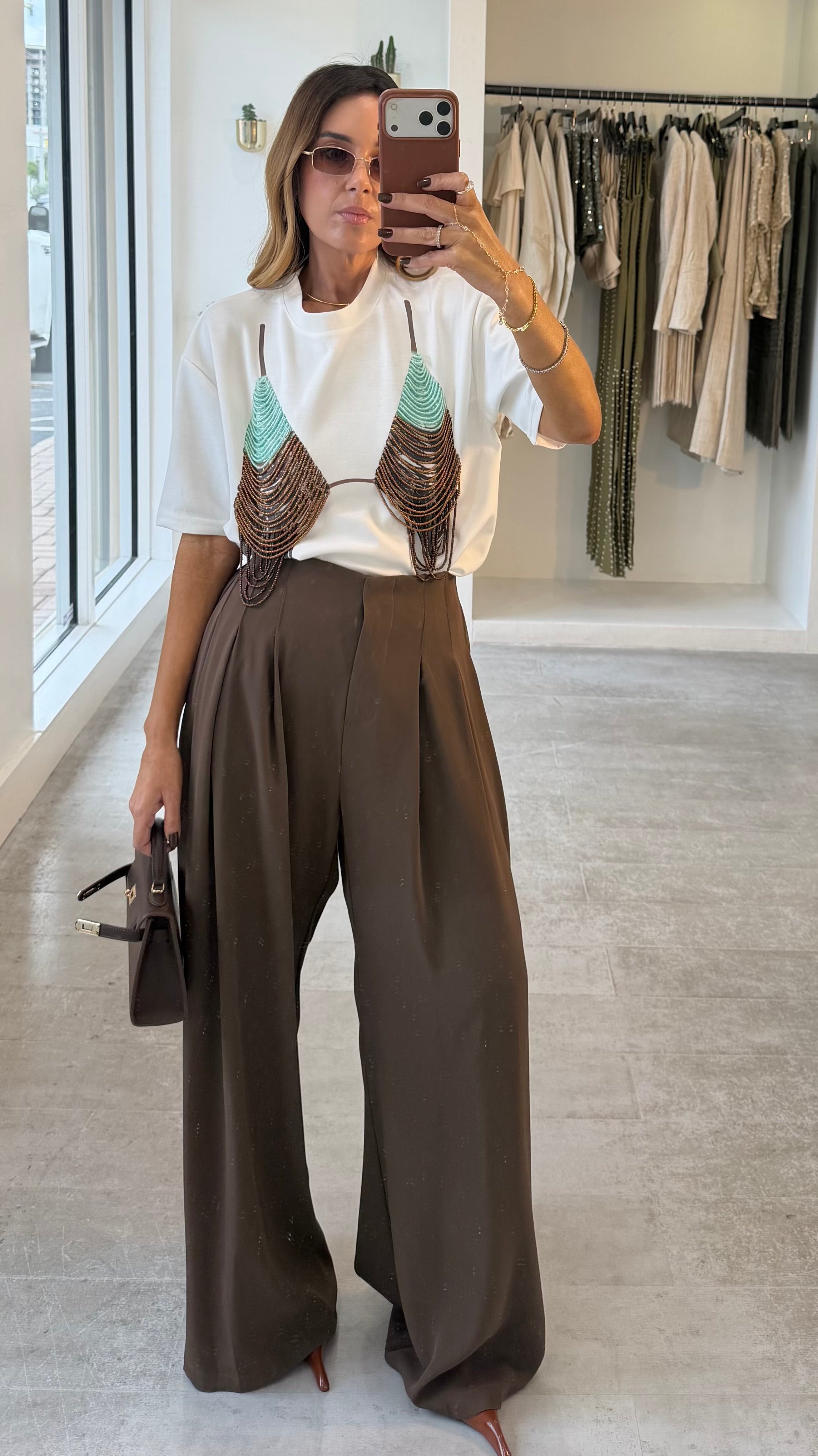 ESSENTIAL MOCHA TROUSERS