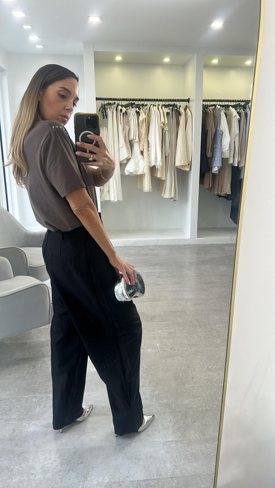 GREY TACHUELA TEE