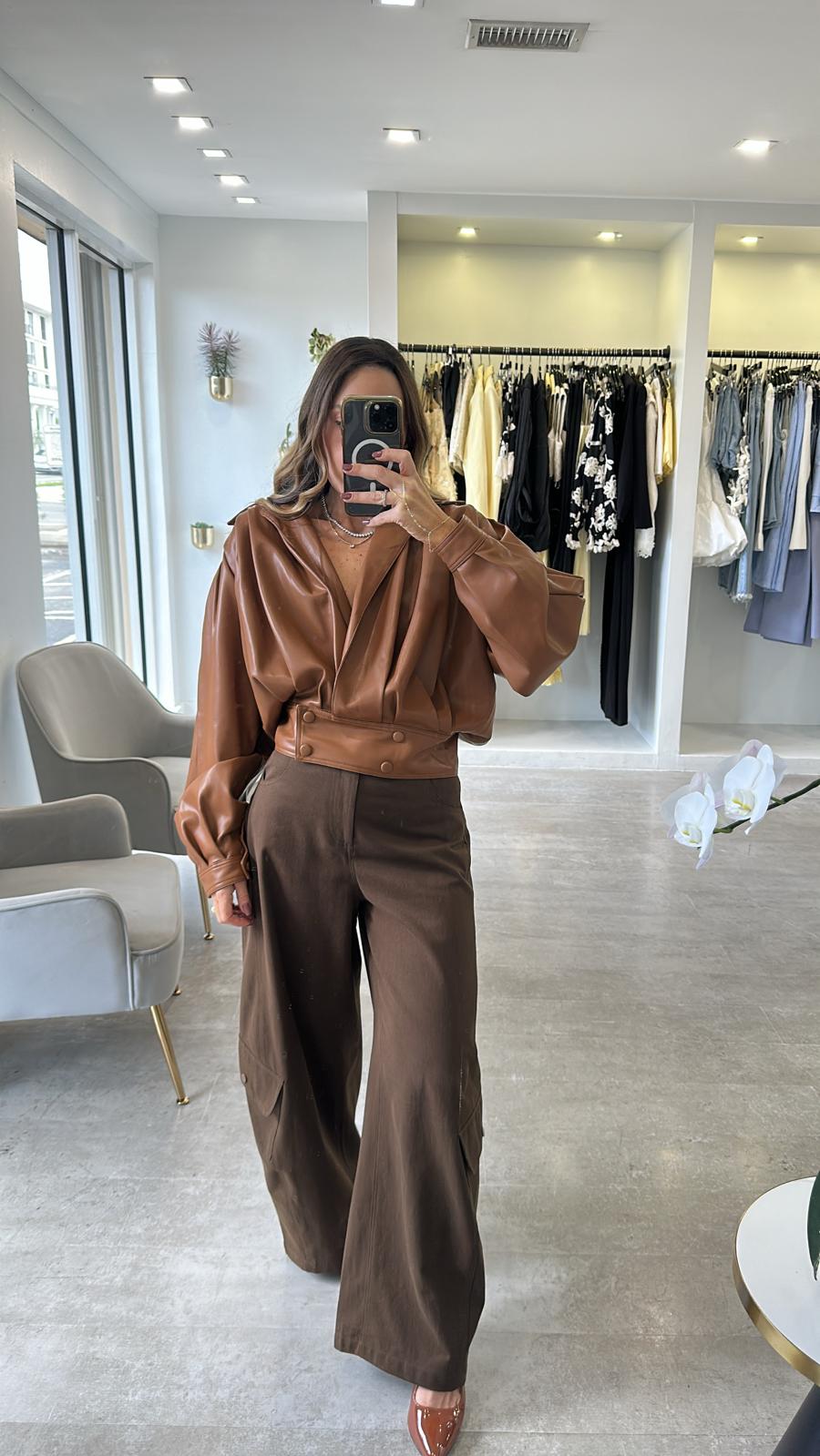 BROWN CARGO JOGGER