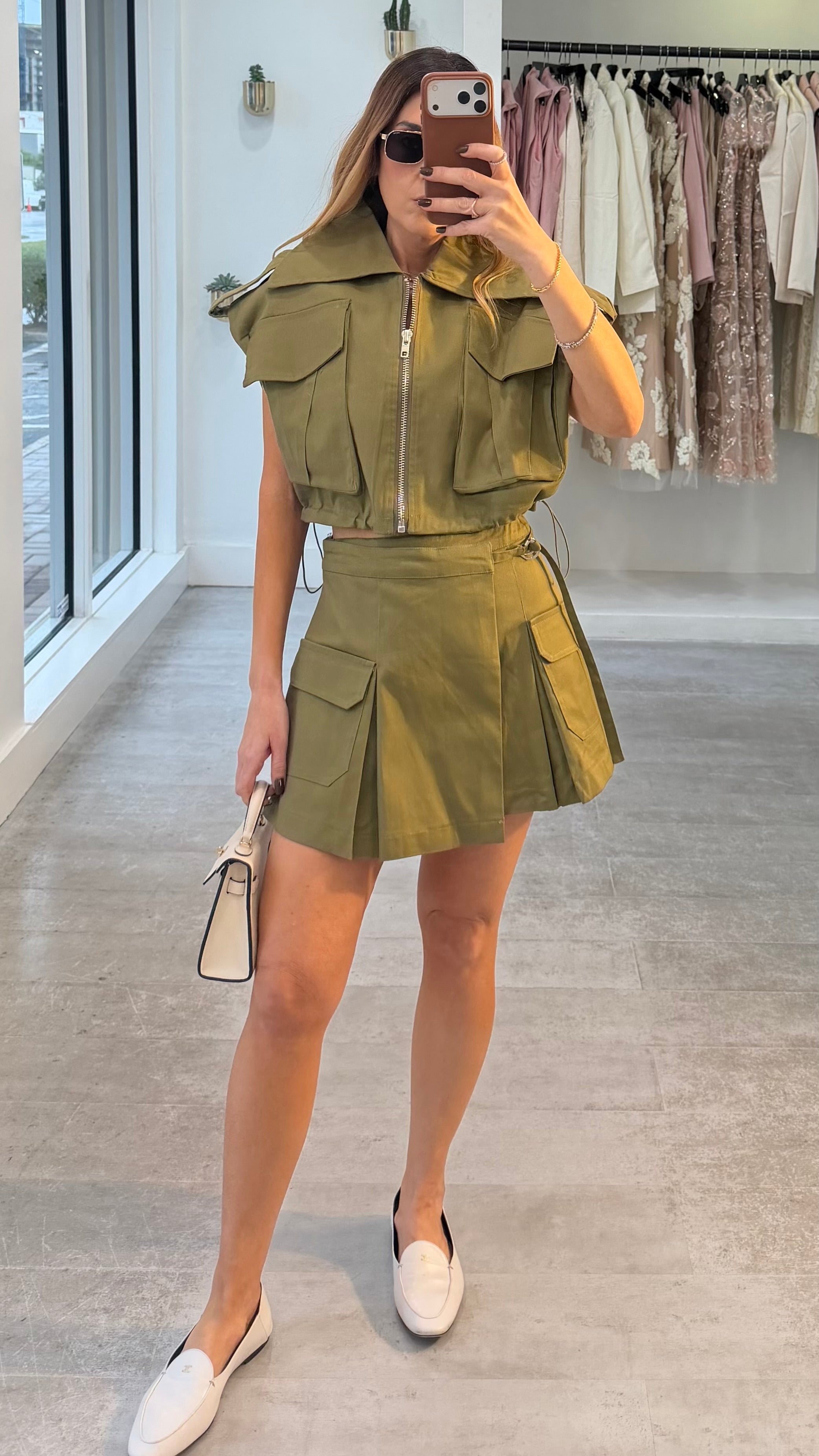 OLIVE UTILITY CARGO SET