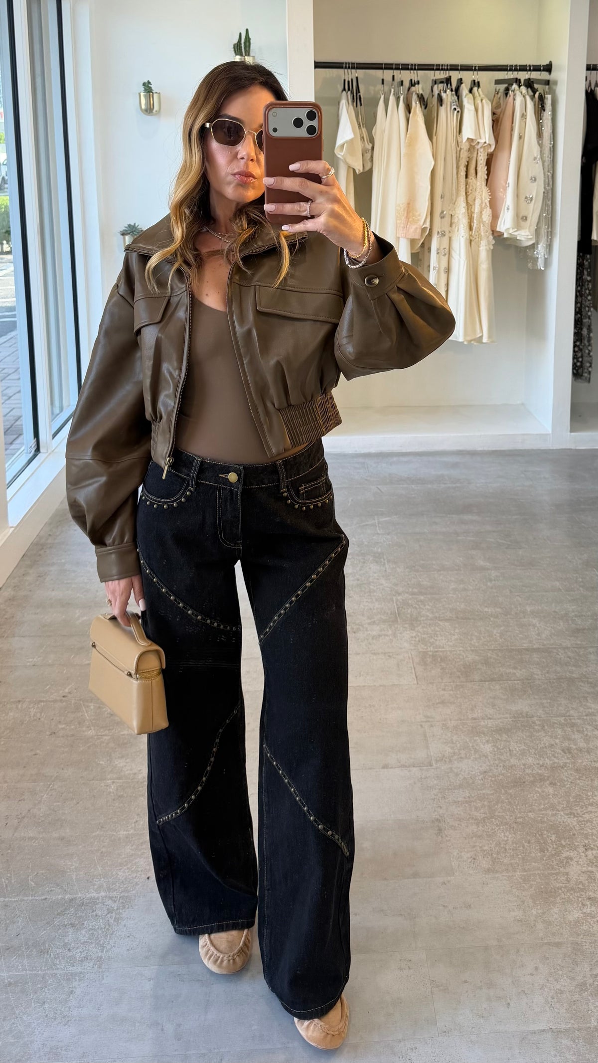 GOLD RIVET DENIM