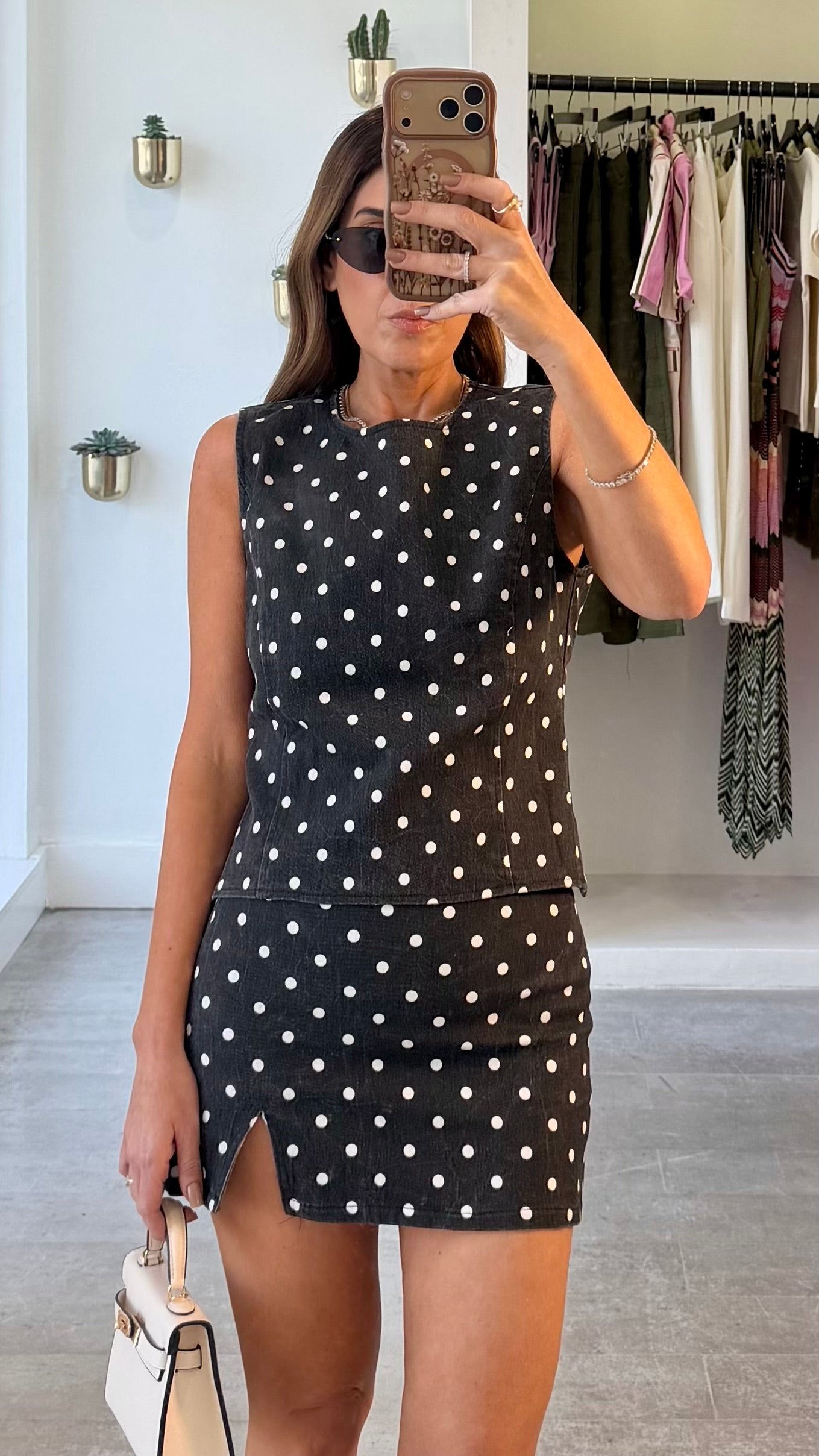 POLKA LUX SKIRT SET