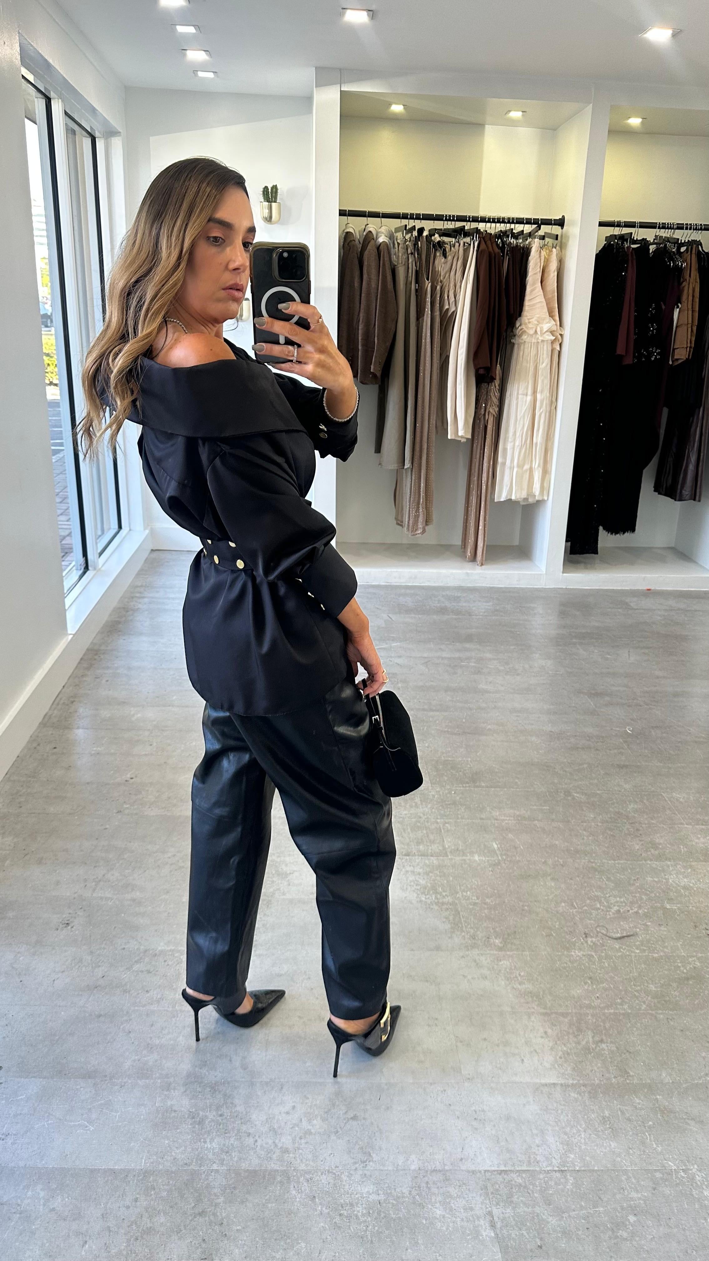 THE BLACK STUD SHIRT