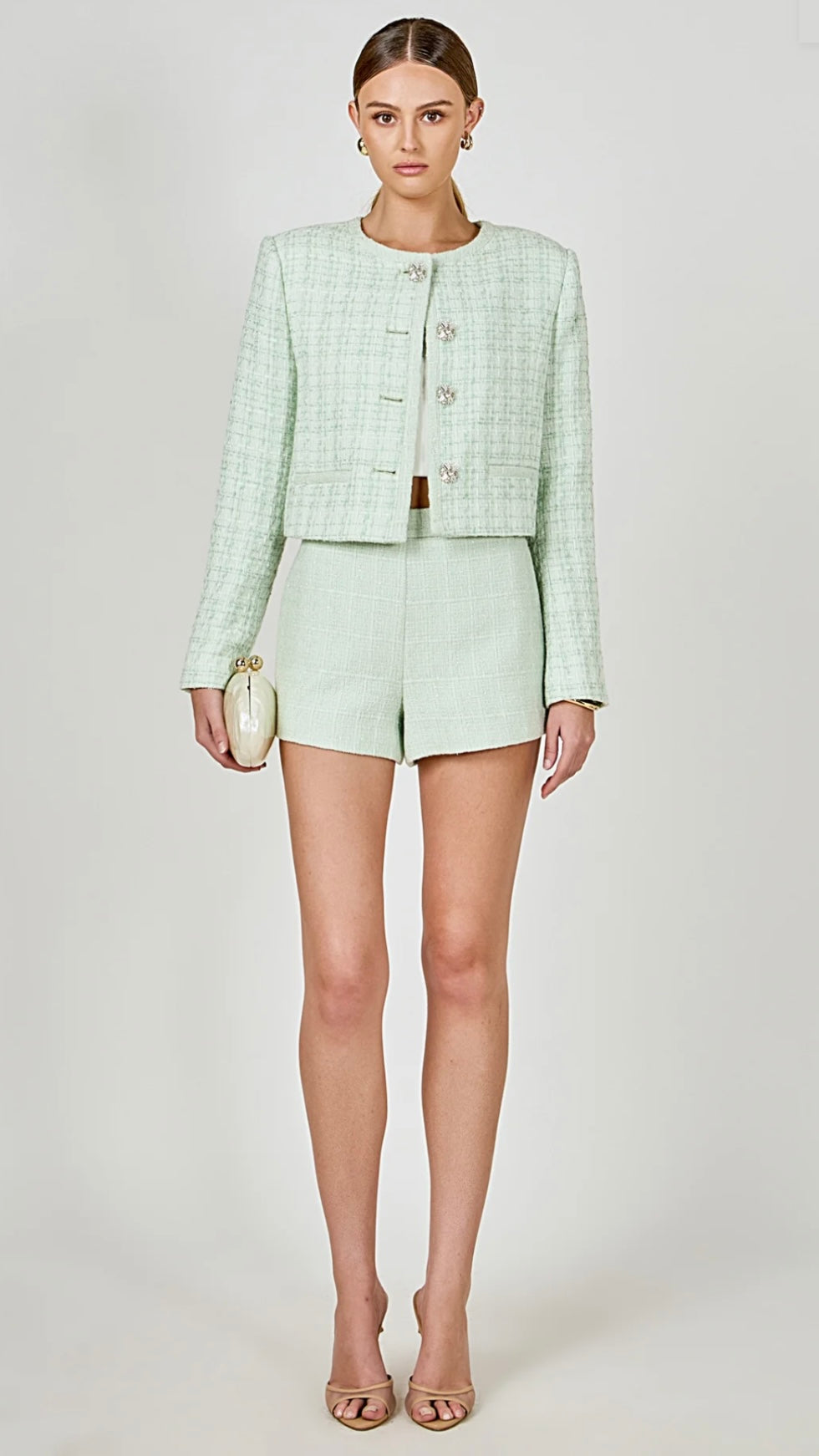 MINT ECLAT TWEED SET