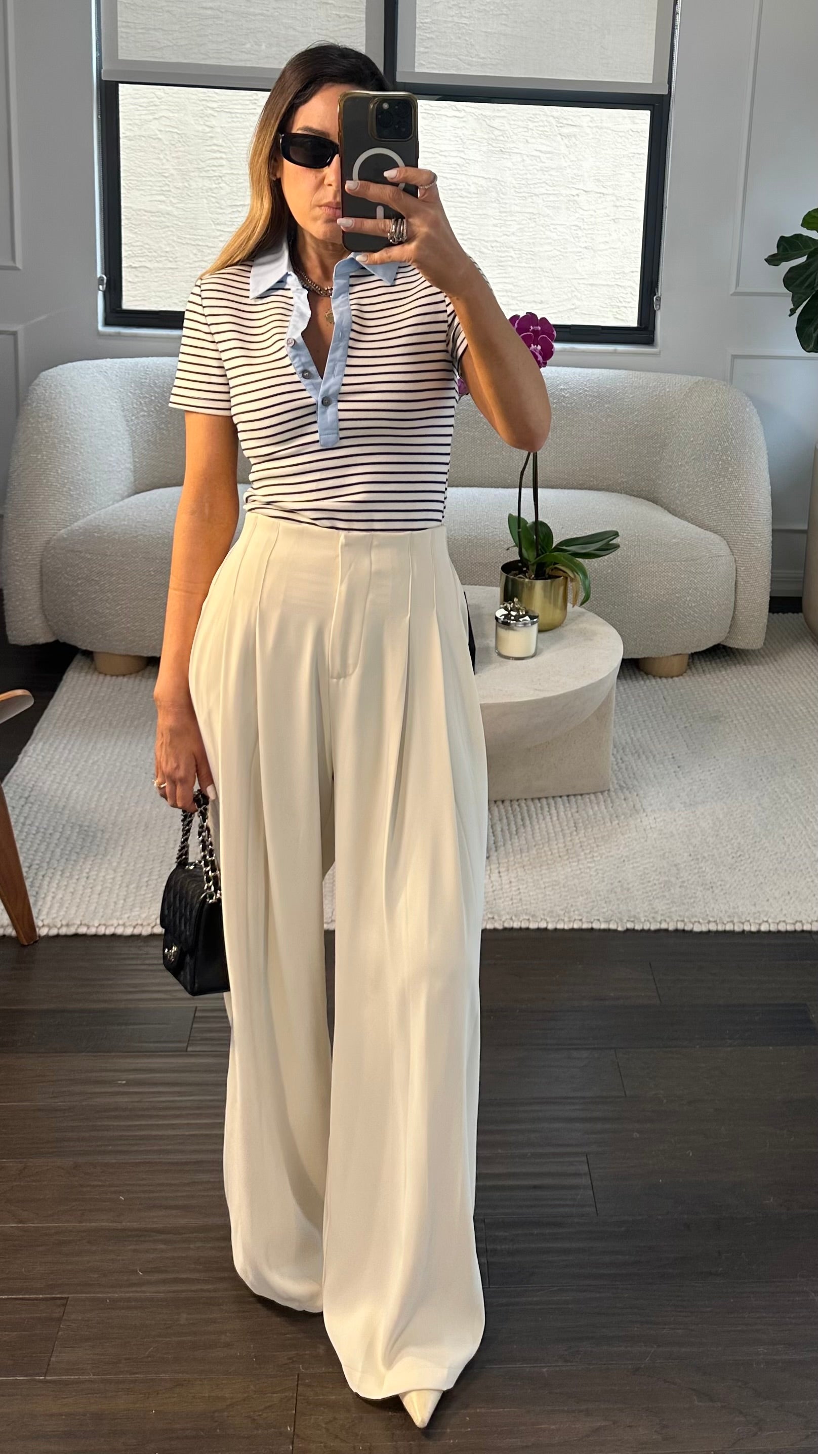 IVORY CLASSIC TROUSERS