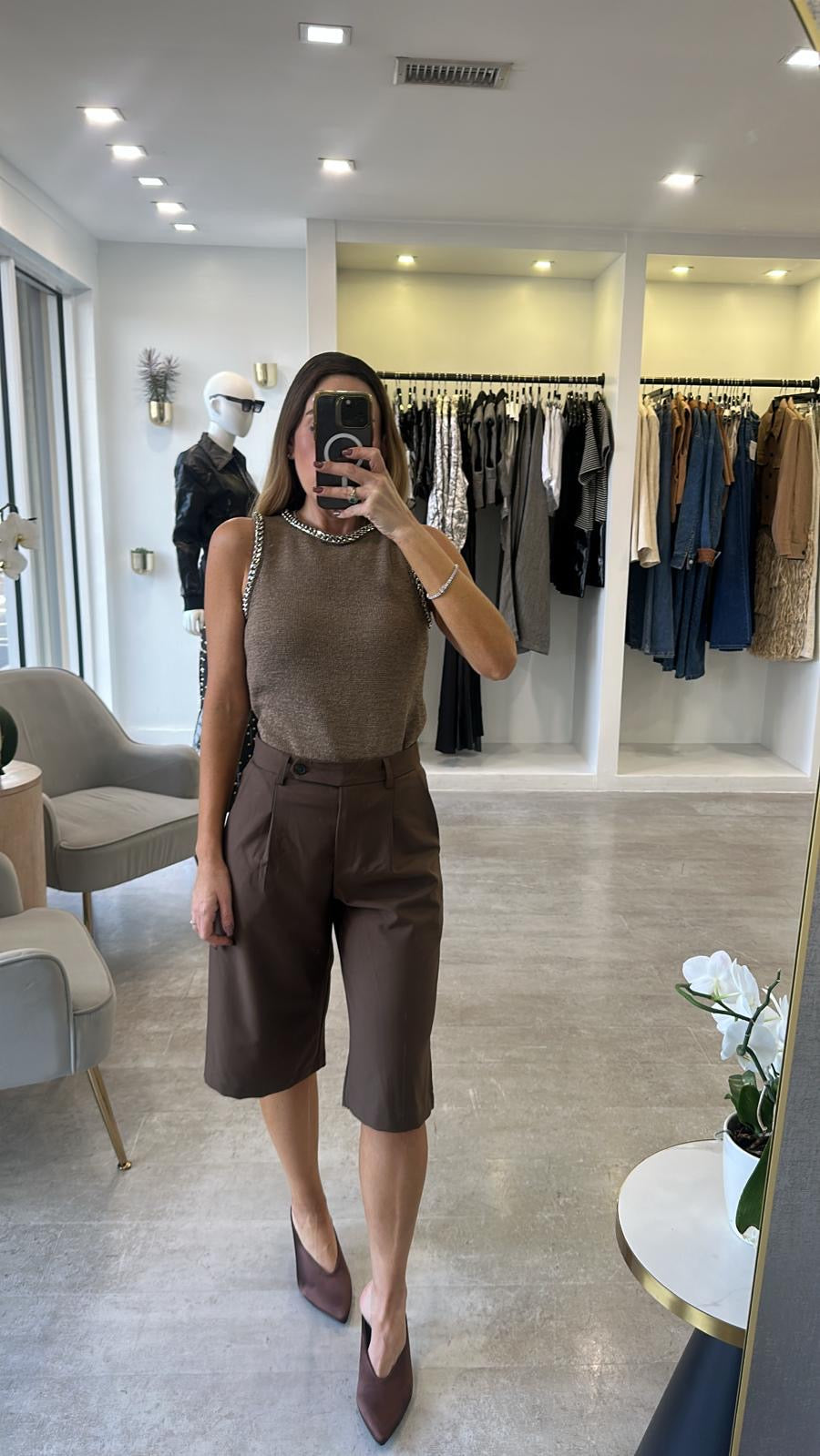 LATTE CHAIN LUX TOP