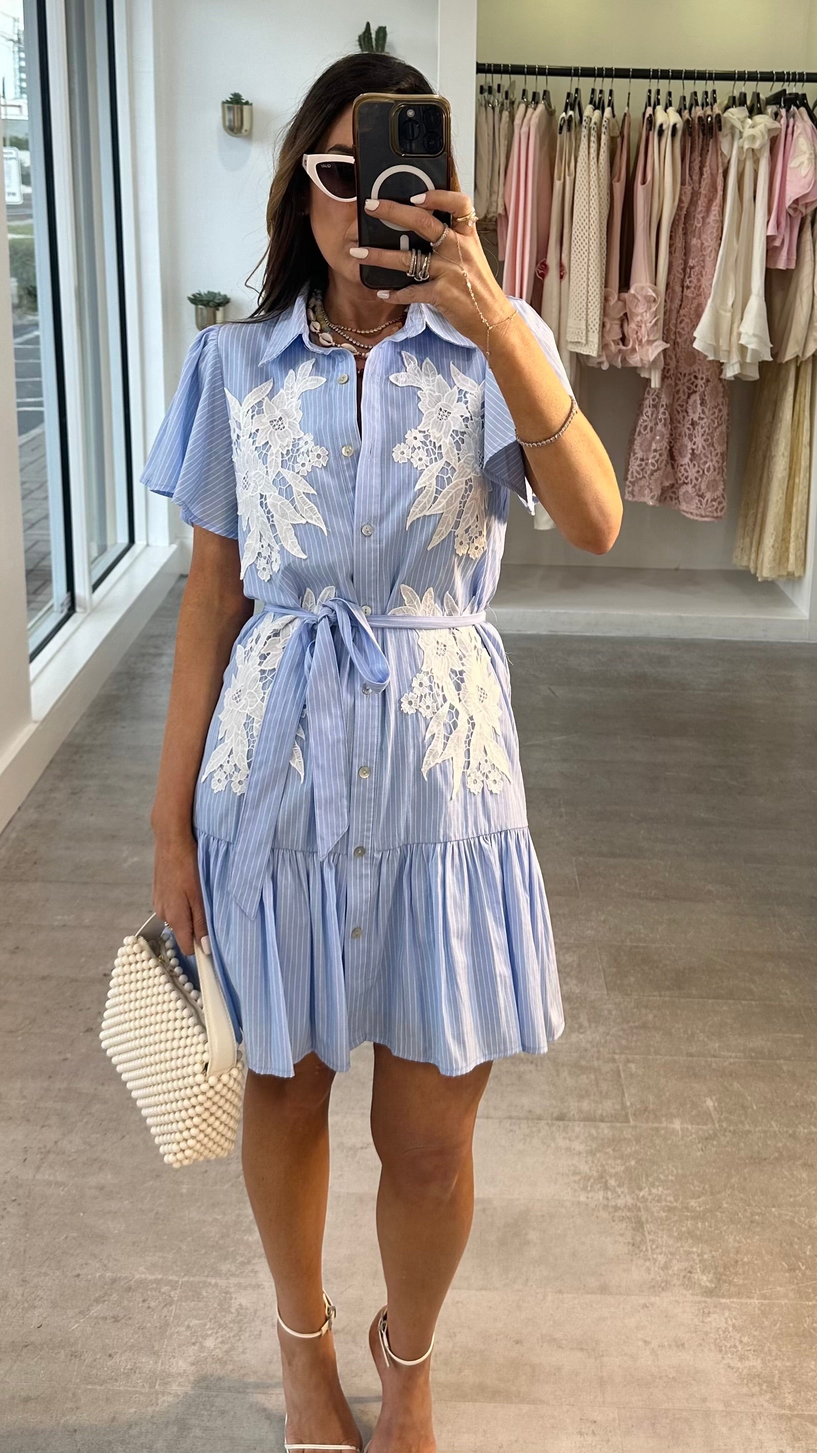 PORTOFINO LACE DRESS