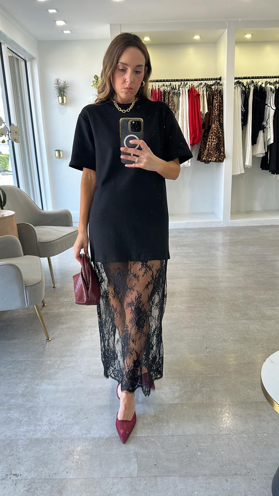 THE NOIR ILLUSION DRESS