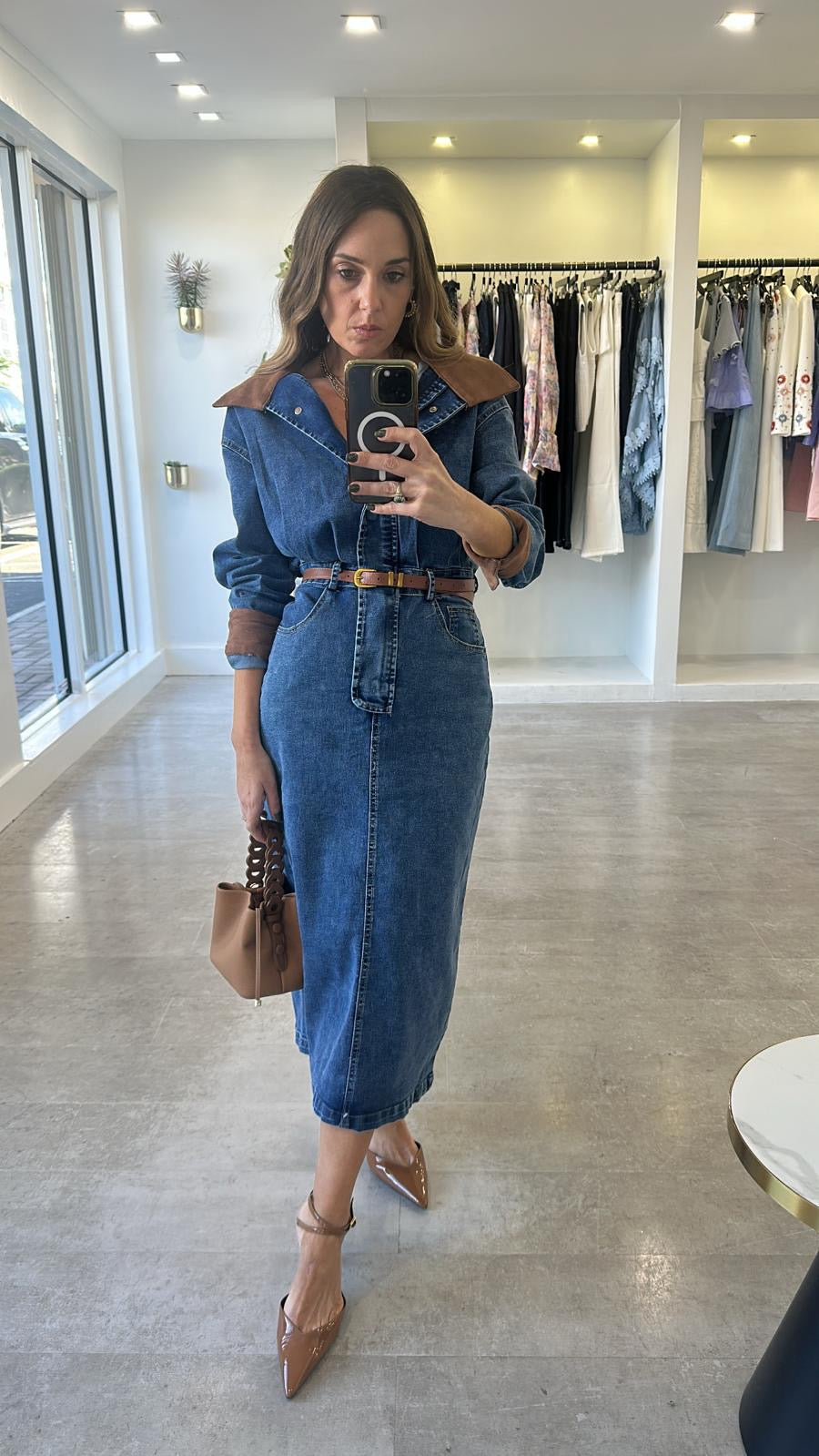 SADDLEBROOKE DENIM DRESS