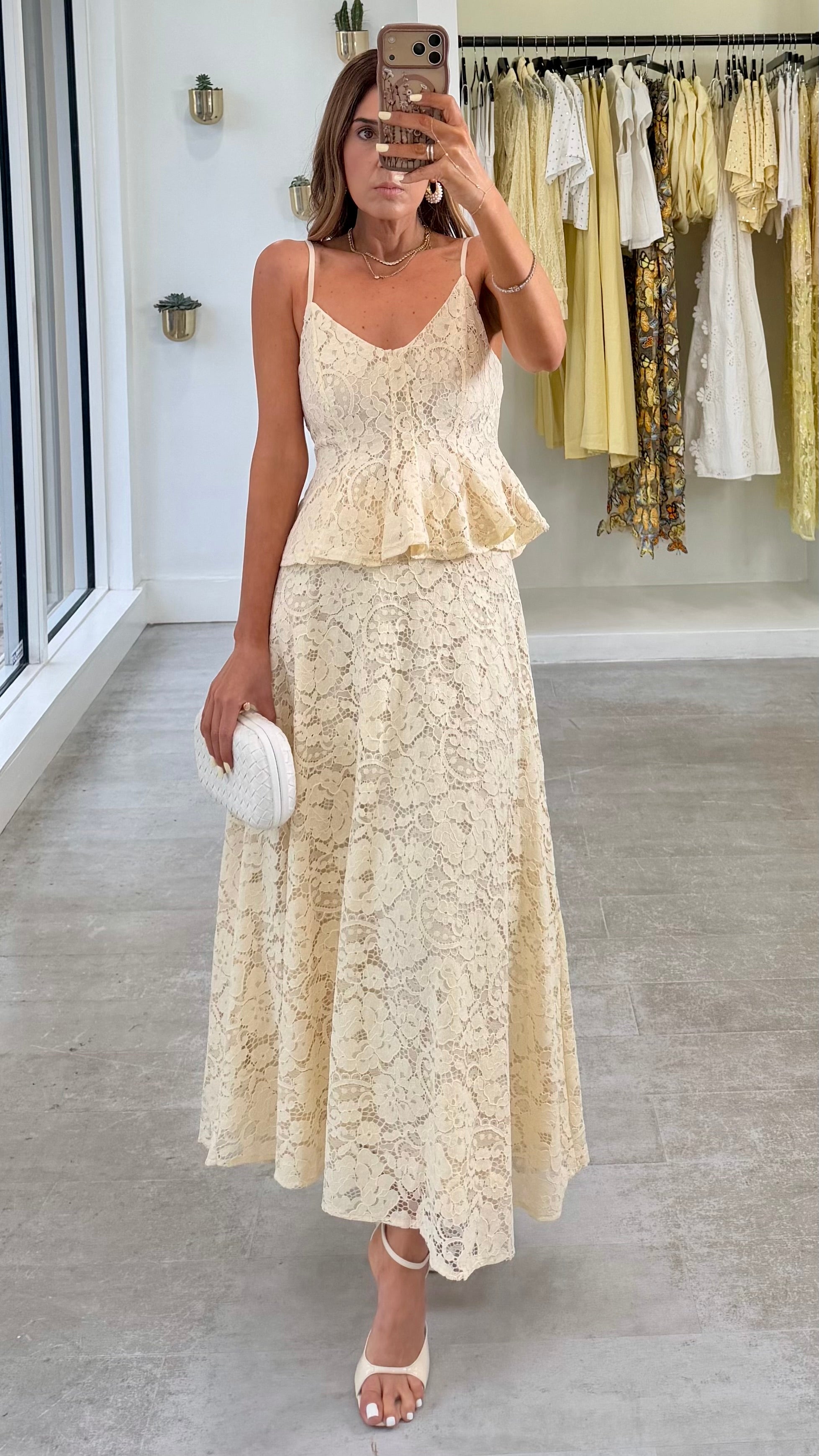 IVORY HEIRLOOM SKIRT SET