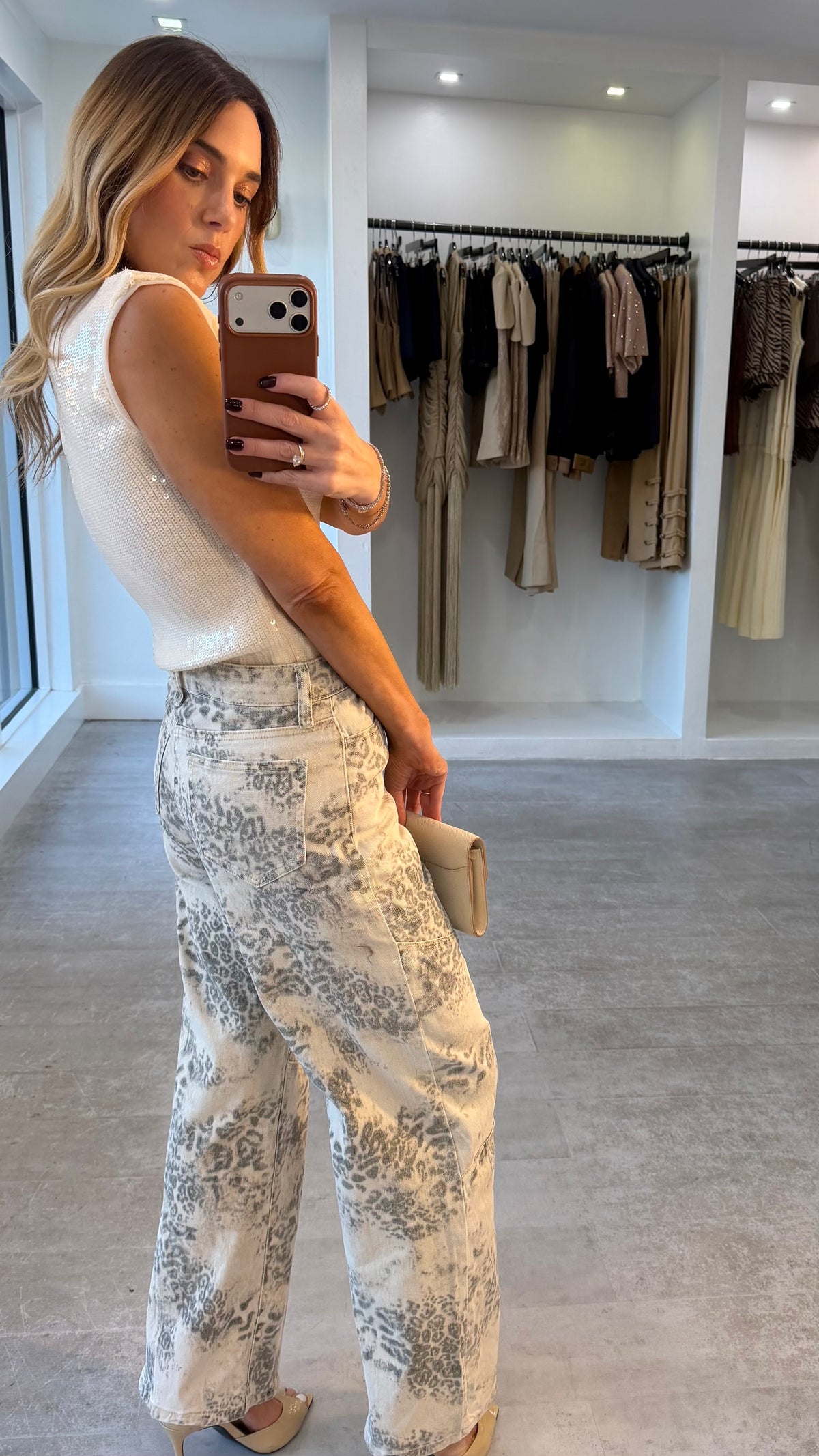 IVORY SHIMMER TOP