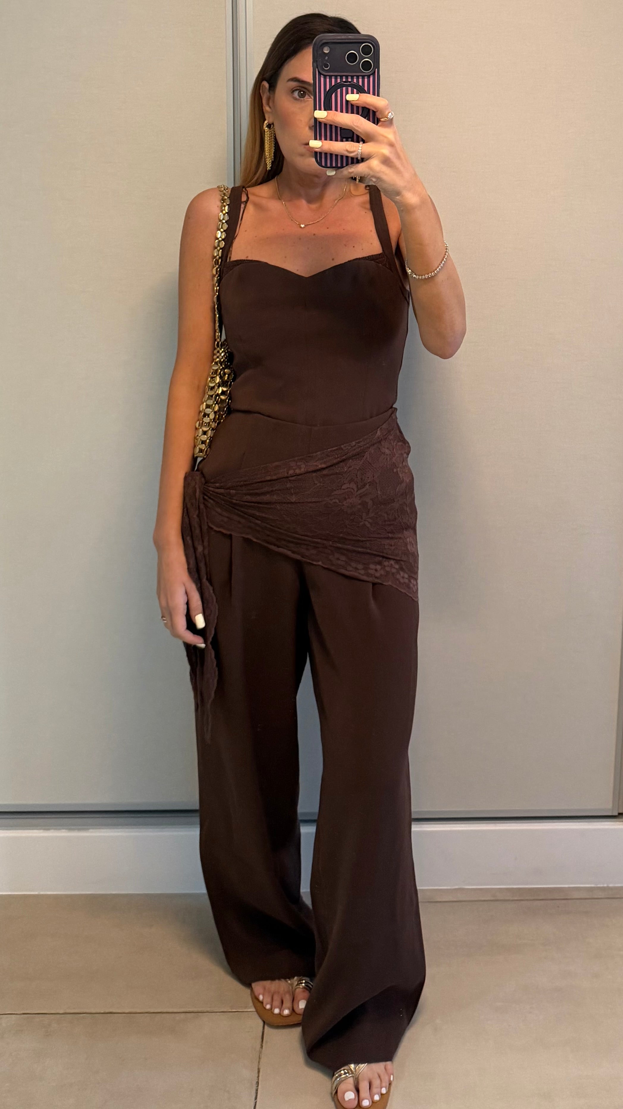 BROWN BANDANA SET