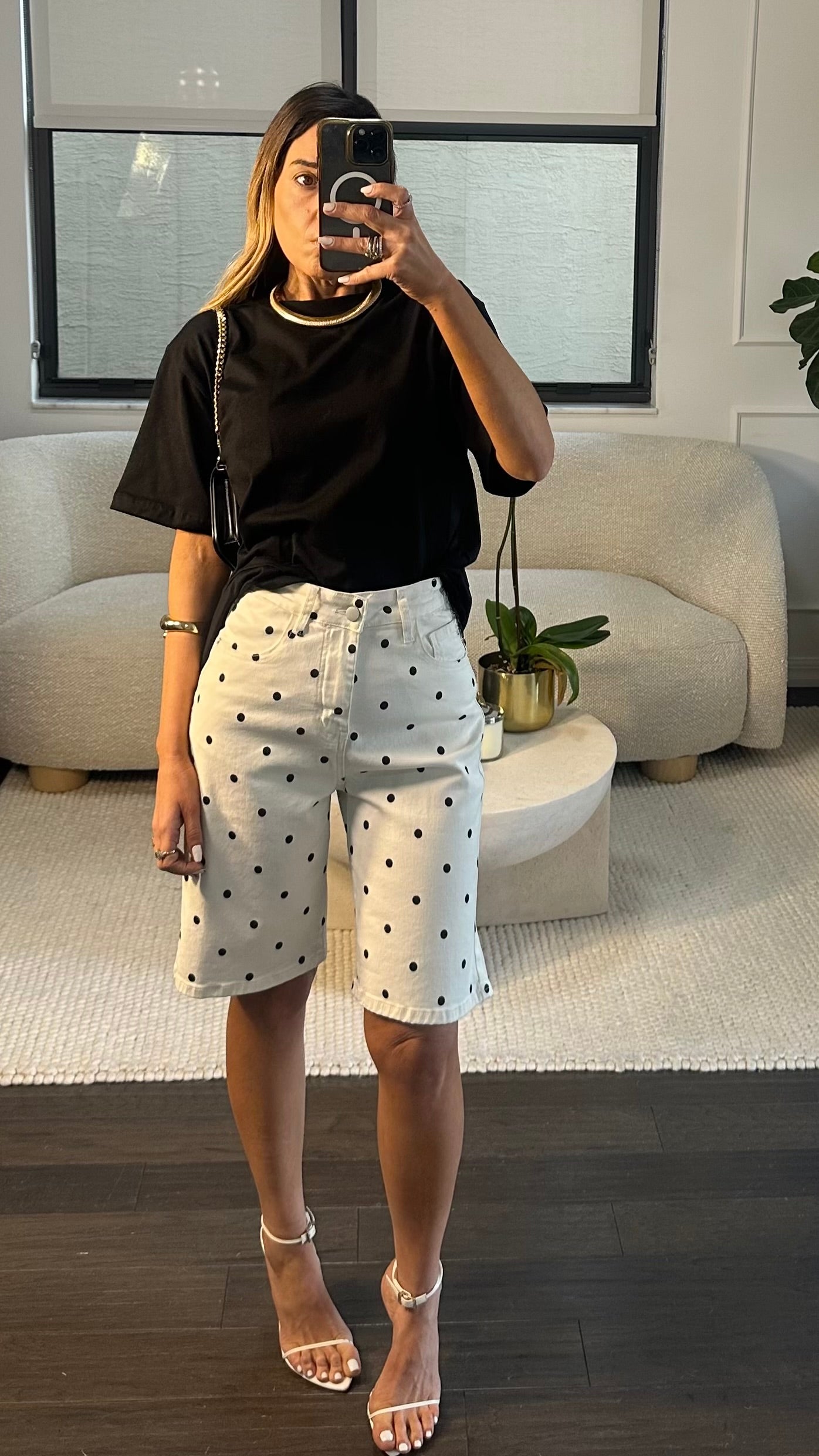 POLKA DOT BERMUDAS
