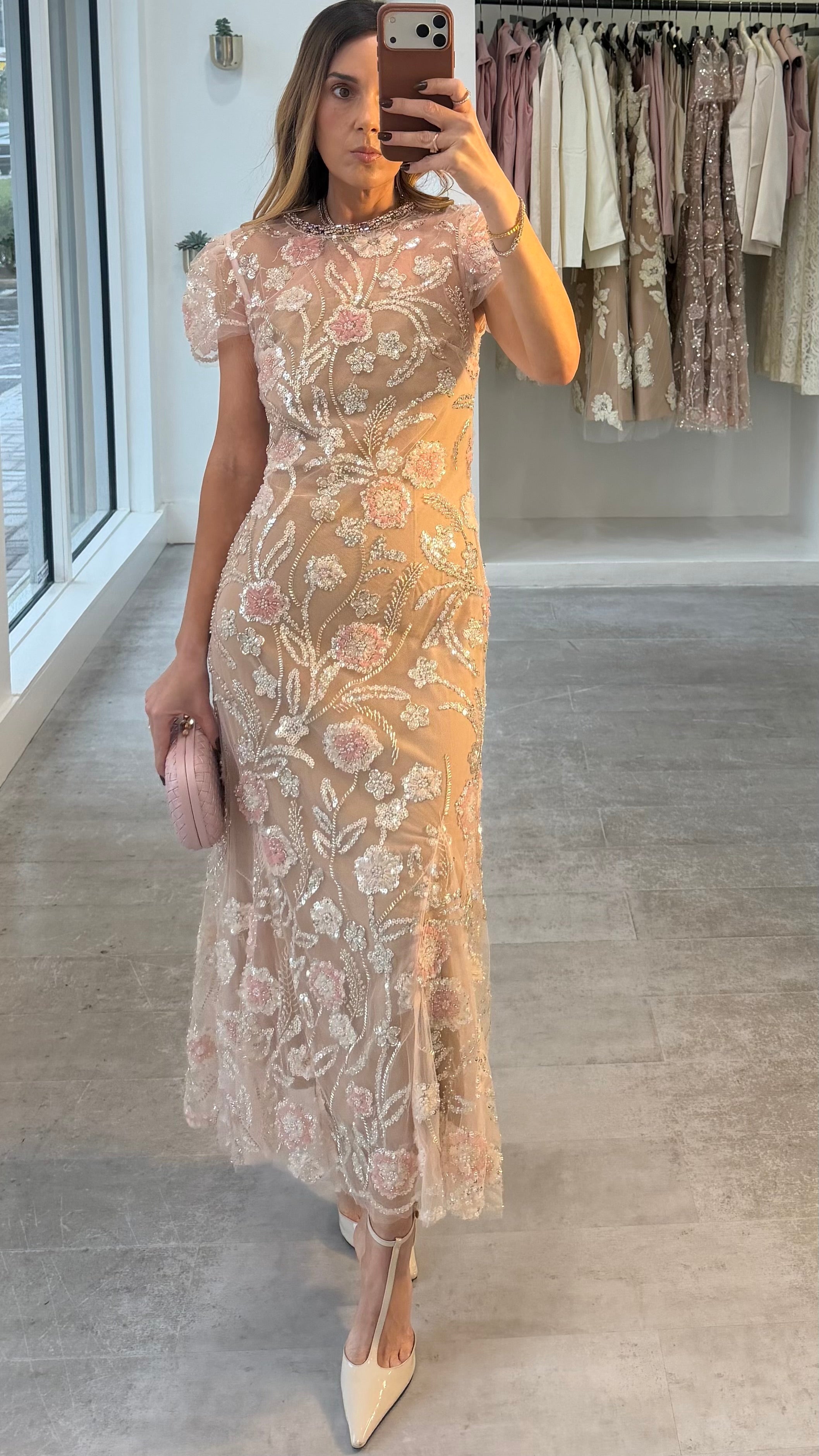 ROSALIE EMBELLISHED DRESS
