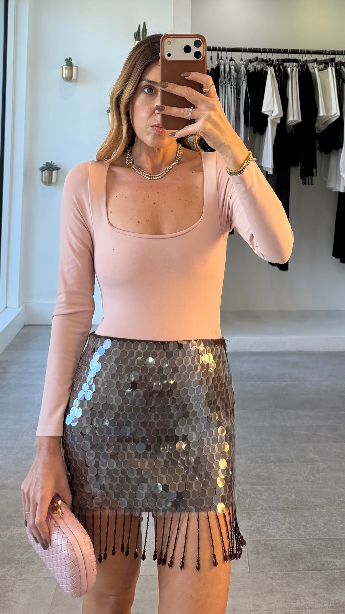 COCOA DISC SKIRT