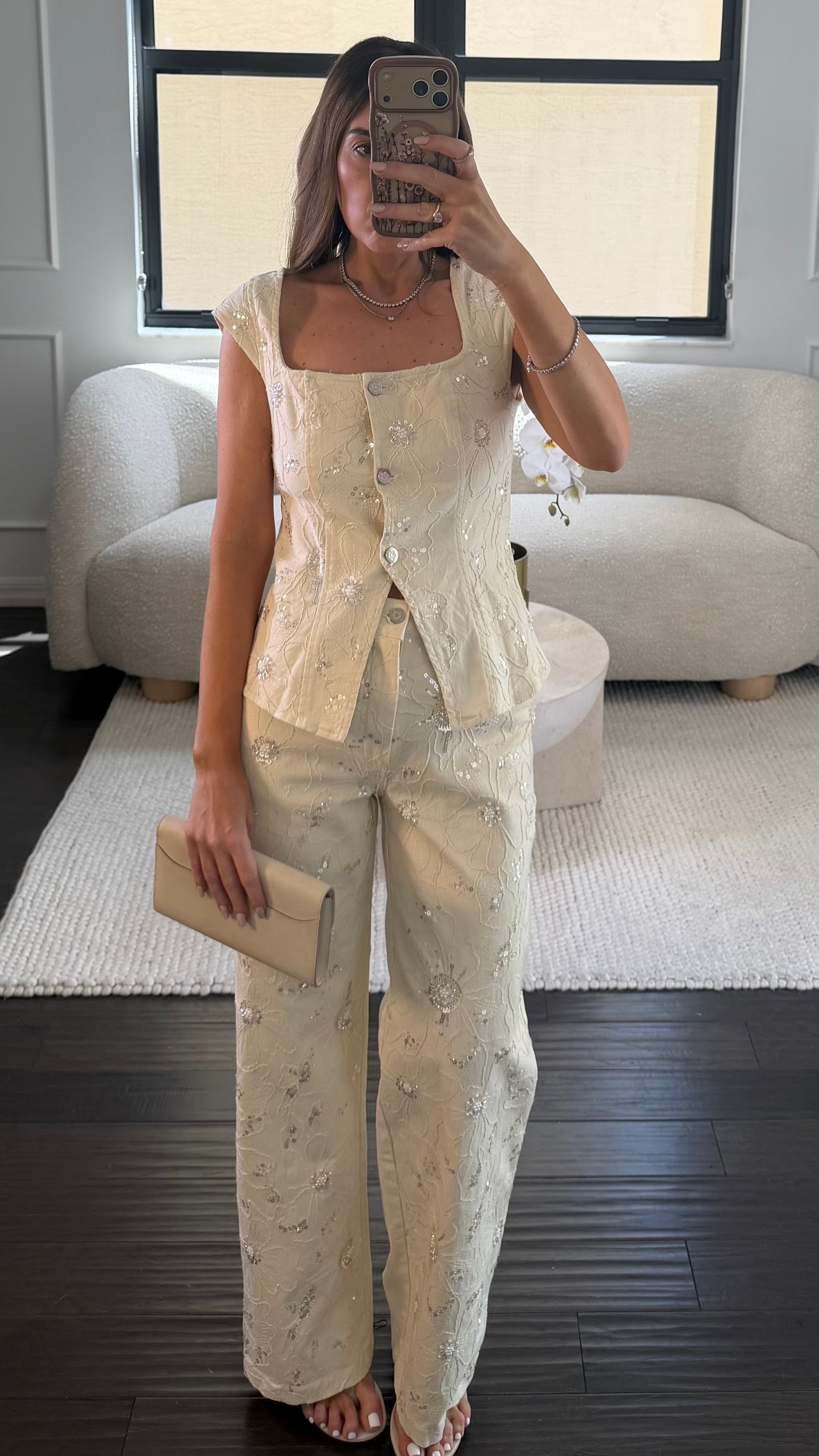 BONE SHINE VEST SET