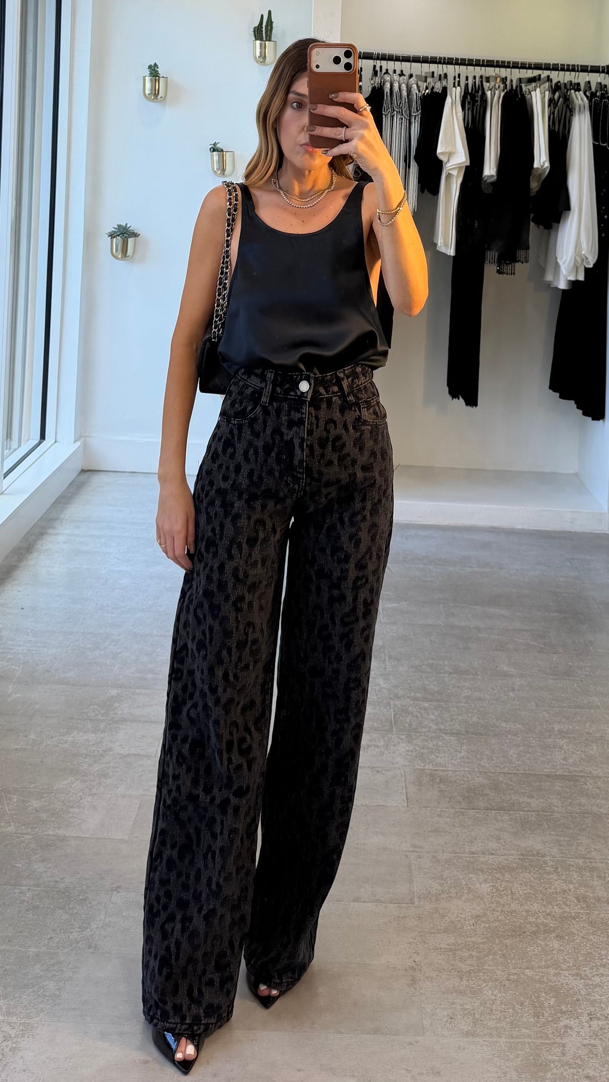 SHADOW LEOPARD DENIM