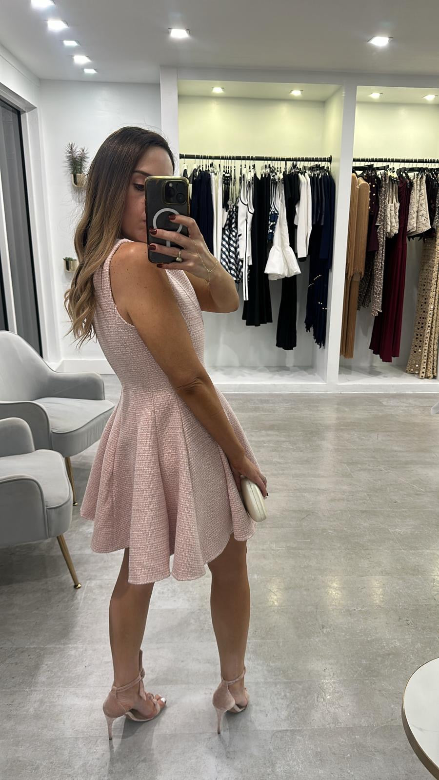 BLUSH ELEGANCE DRESS