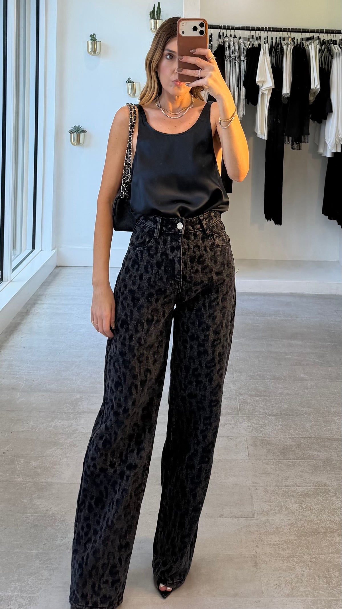 SHADOW LEOPARD DENIM