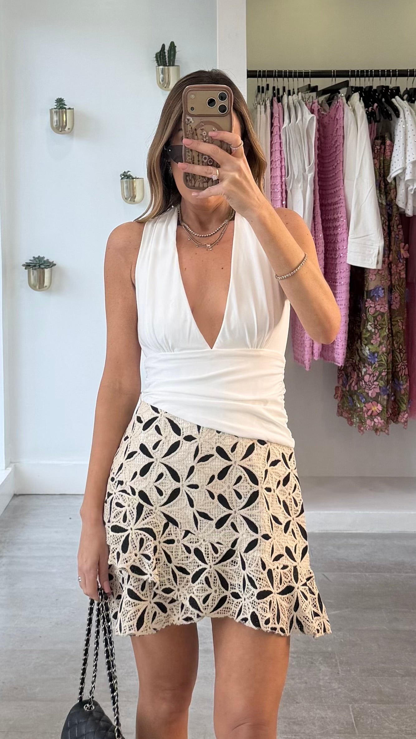 NOIR BLOSSOM DRESS