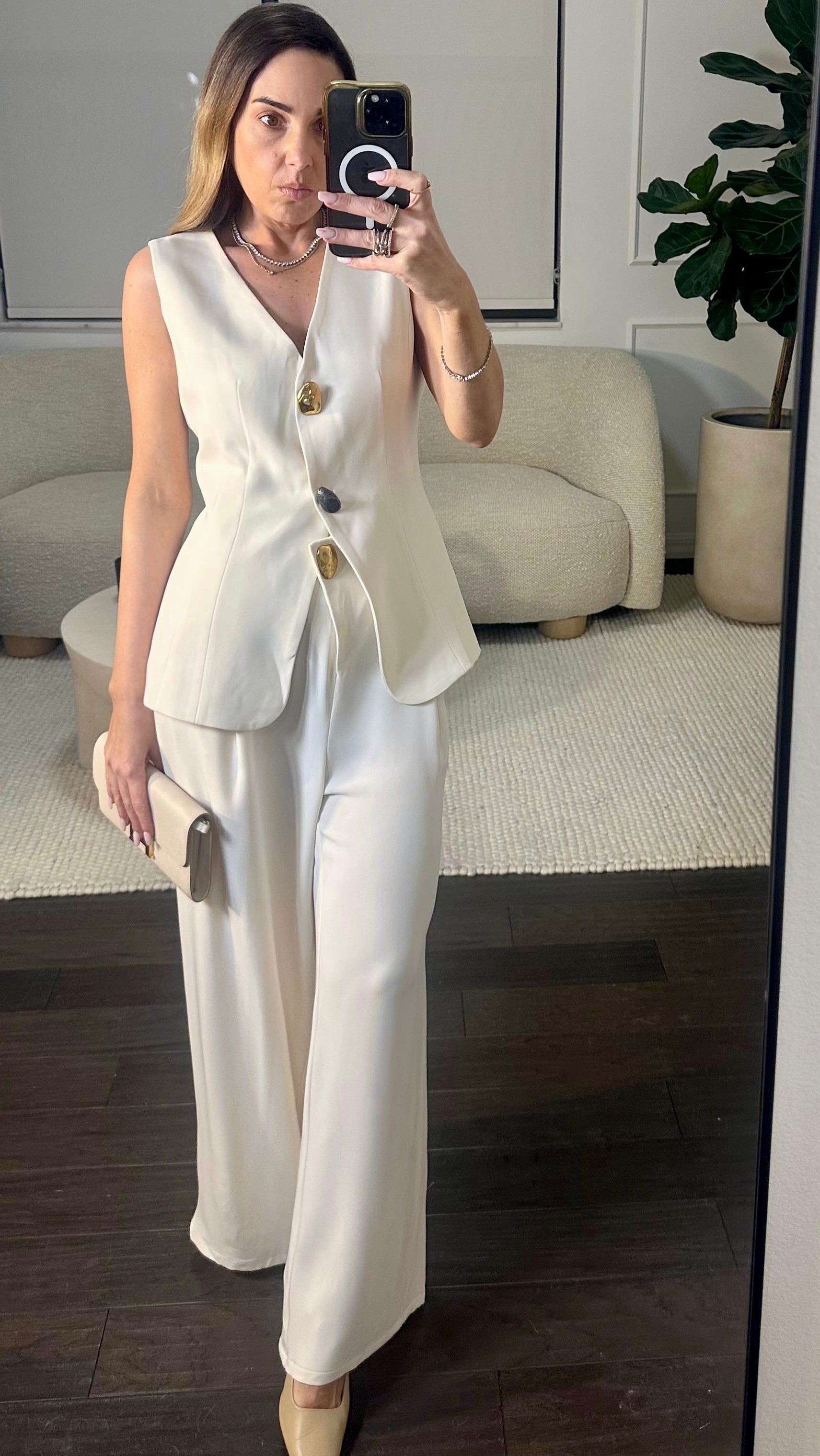 The Ivory Icon Vest Set