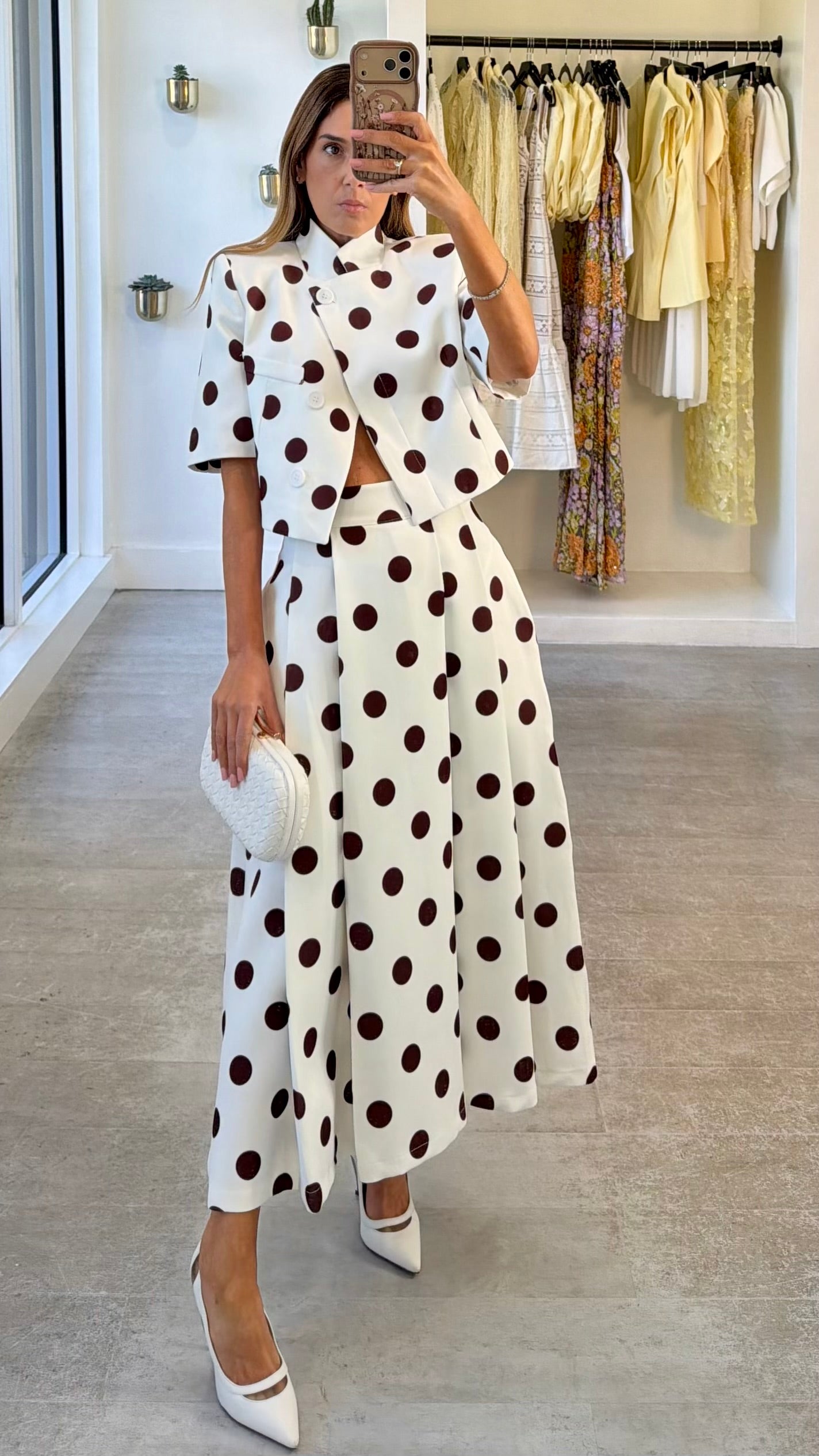MOCHA POLKA CAPE