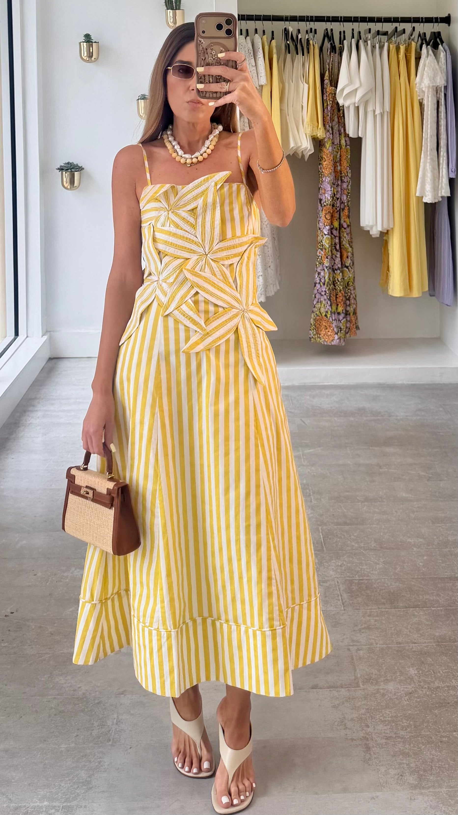 SUNSTRIPE PETAL MIDI