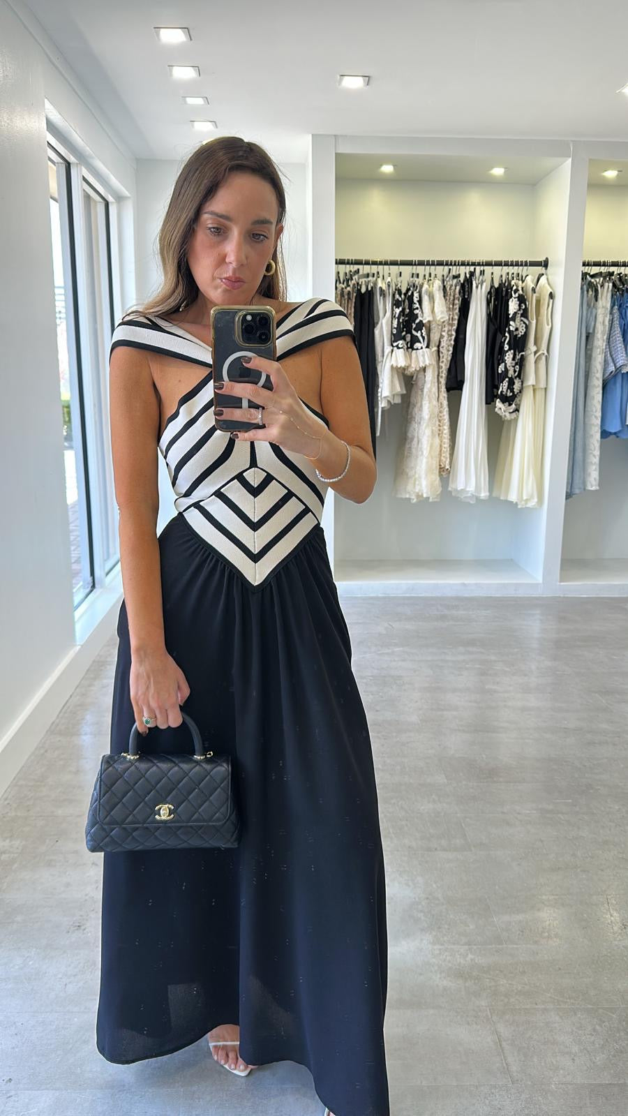 THE TWIST STRIPE DRESS
