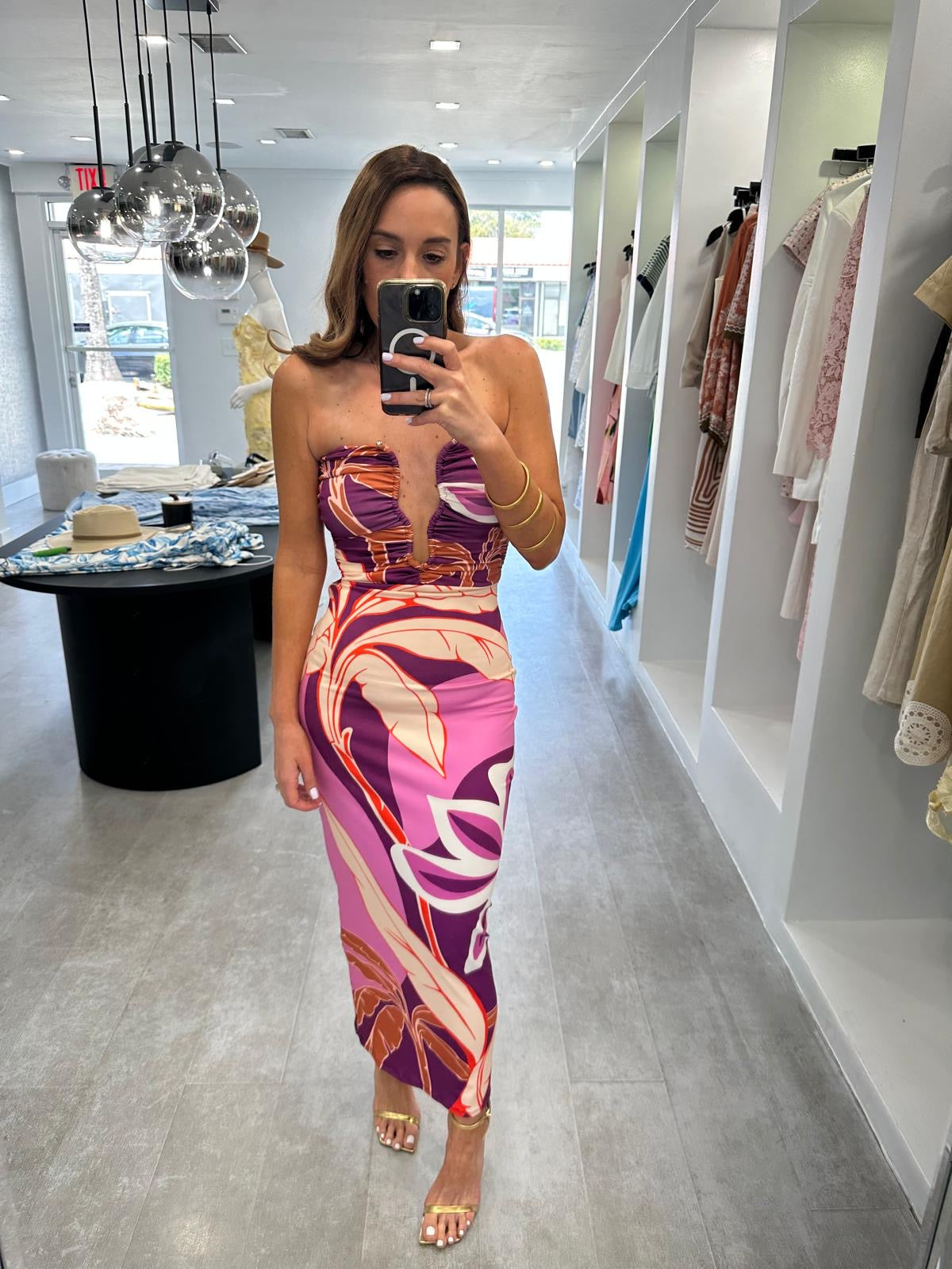 PURPLE BOTTARI DRESS