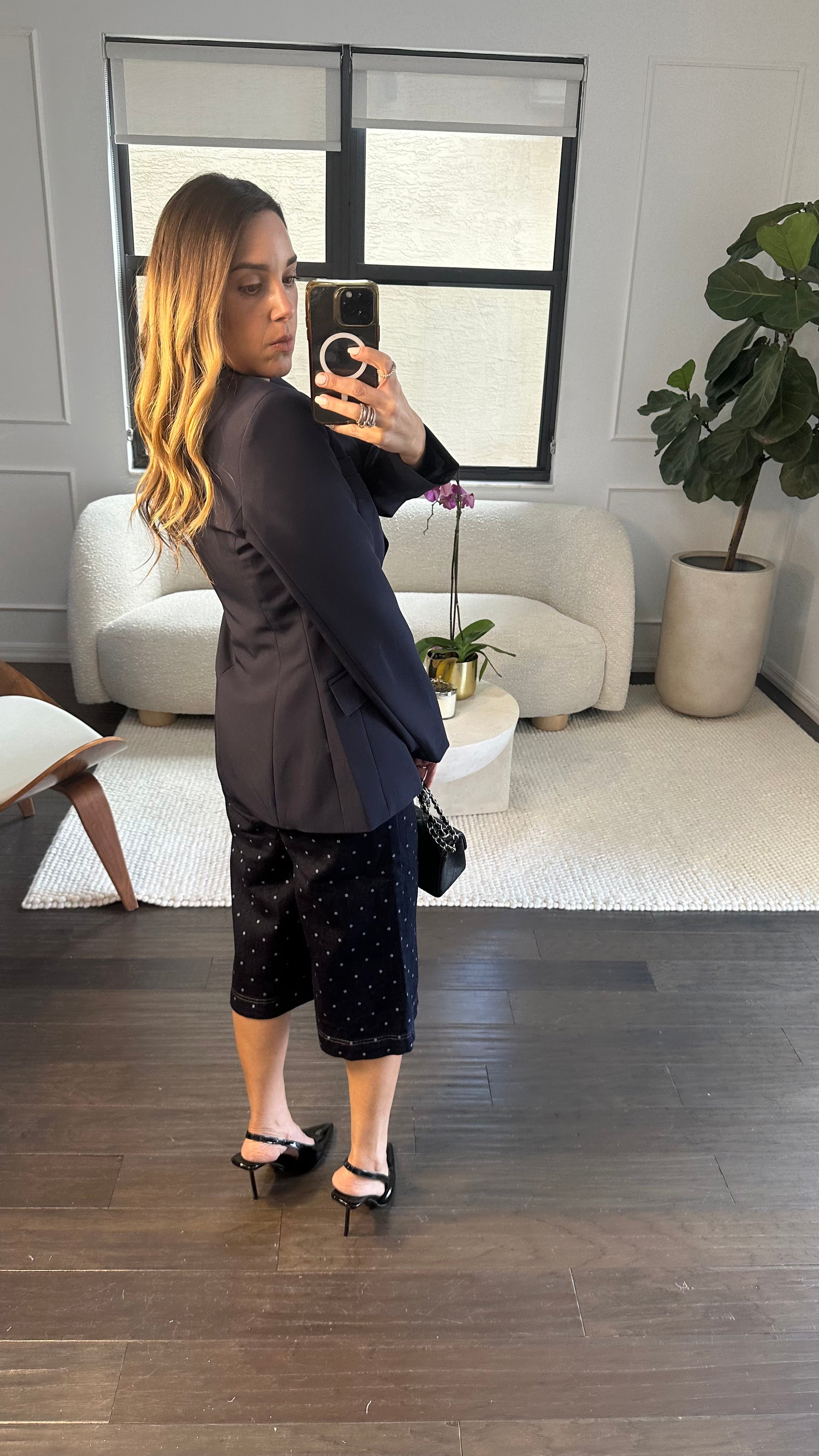 NAVY TAILORED BLAZER