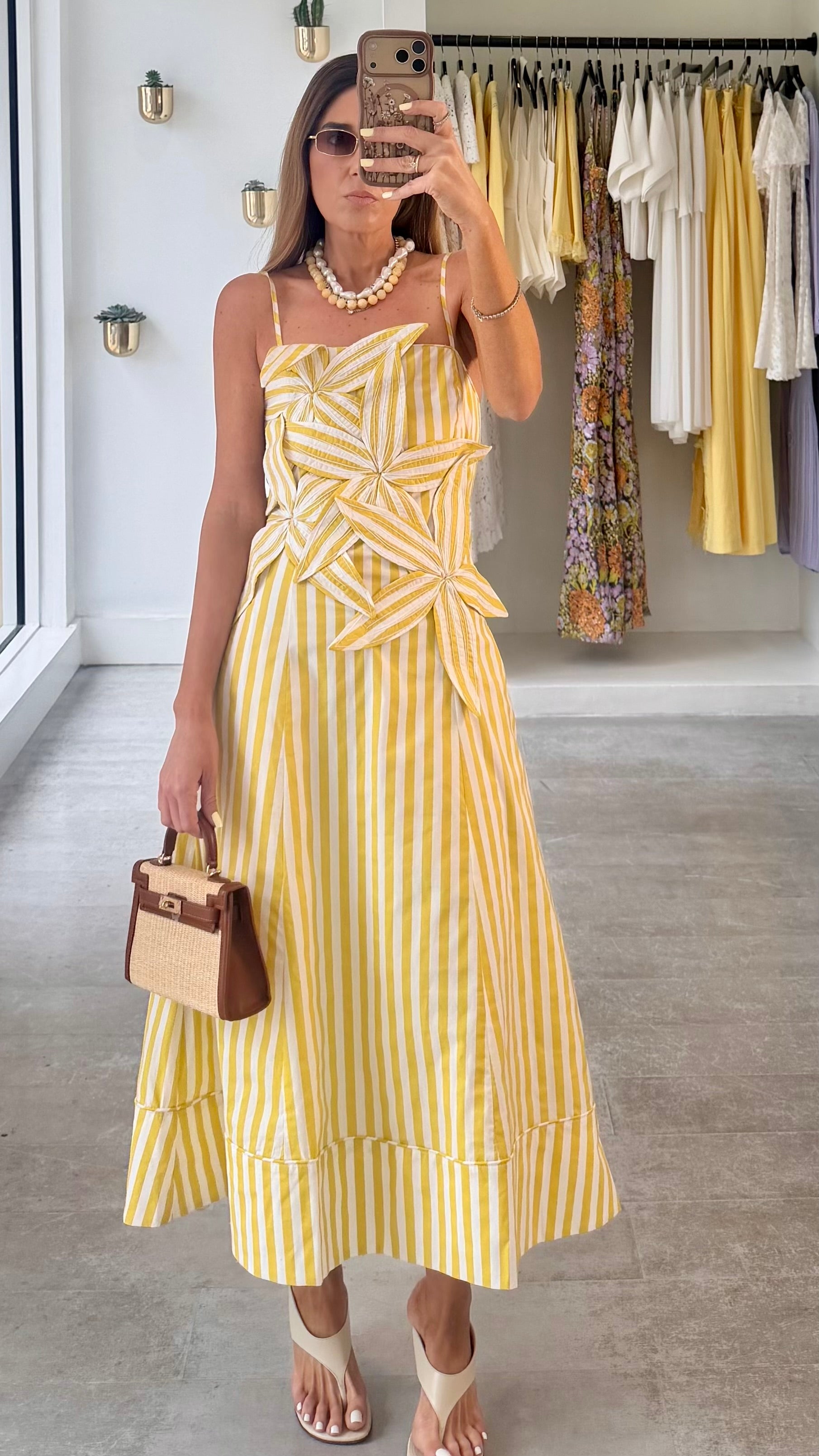 SUNSTRIPE PETAL MIDI