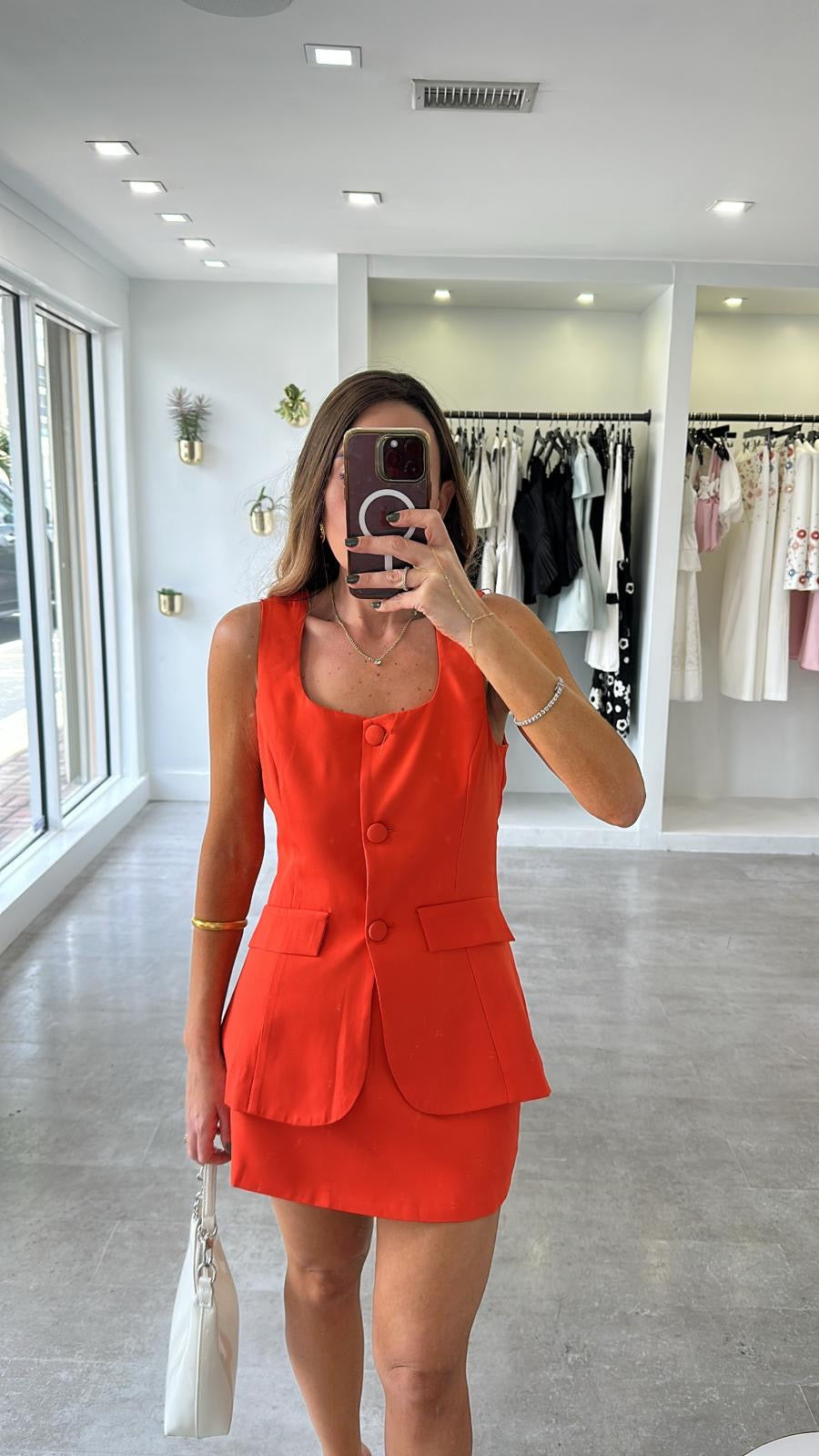 THE AILYN VEST DRESS