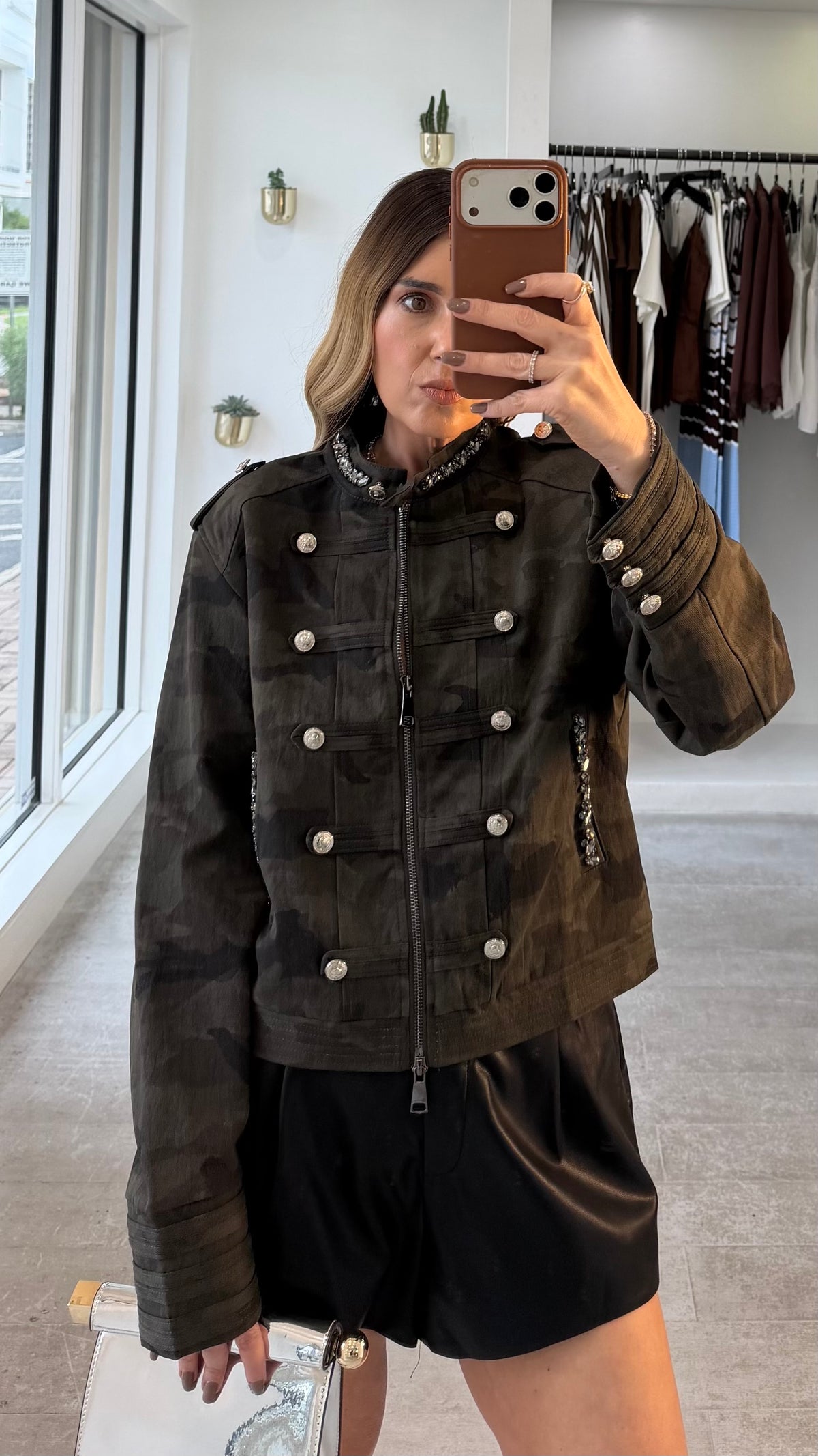 CAMO CRYSTAL JACKET