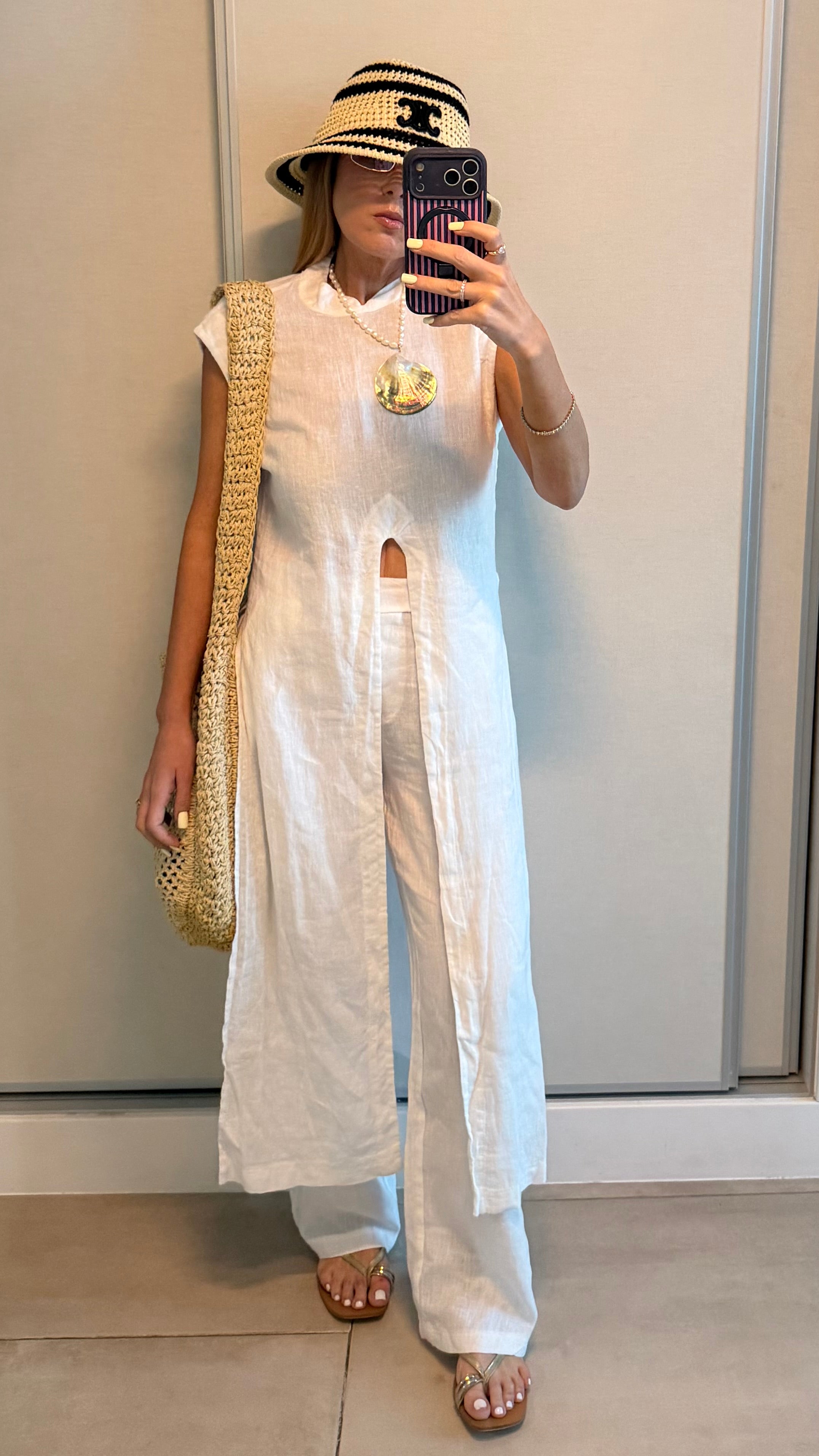 LINEN COLLAR SET