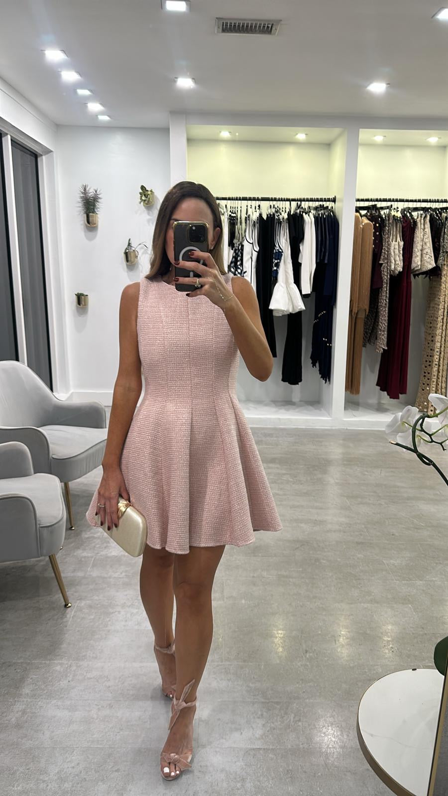 BLUSH ELEGANCE DRESS