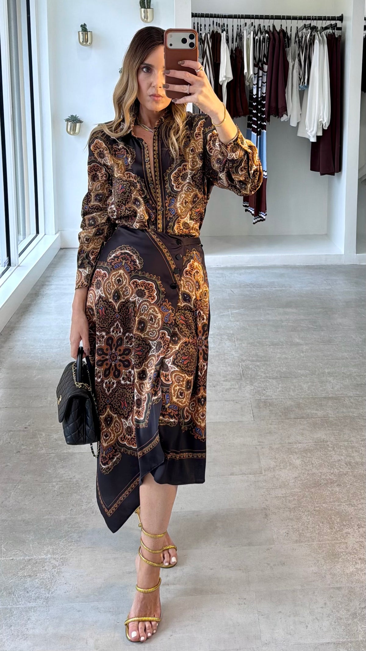 BOHEME PAISLEY SKIRT