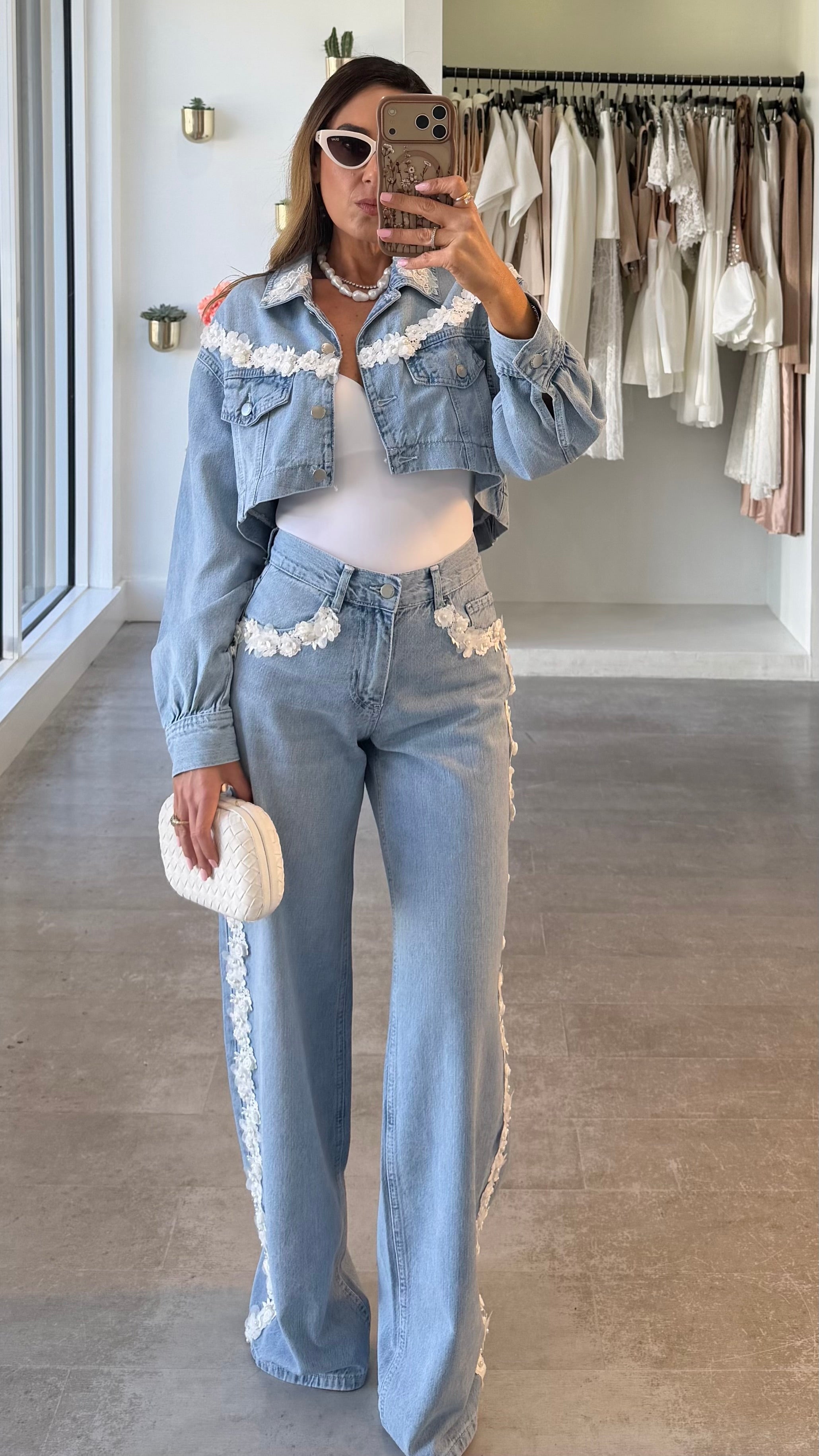 ROSE DENIM SET