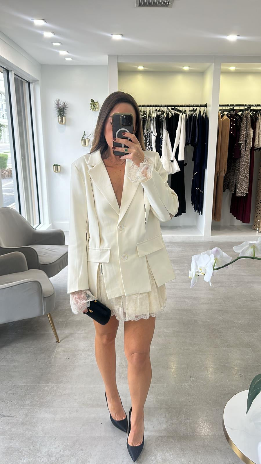IVORY LUXE BLAZER