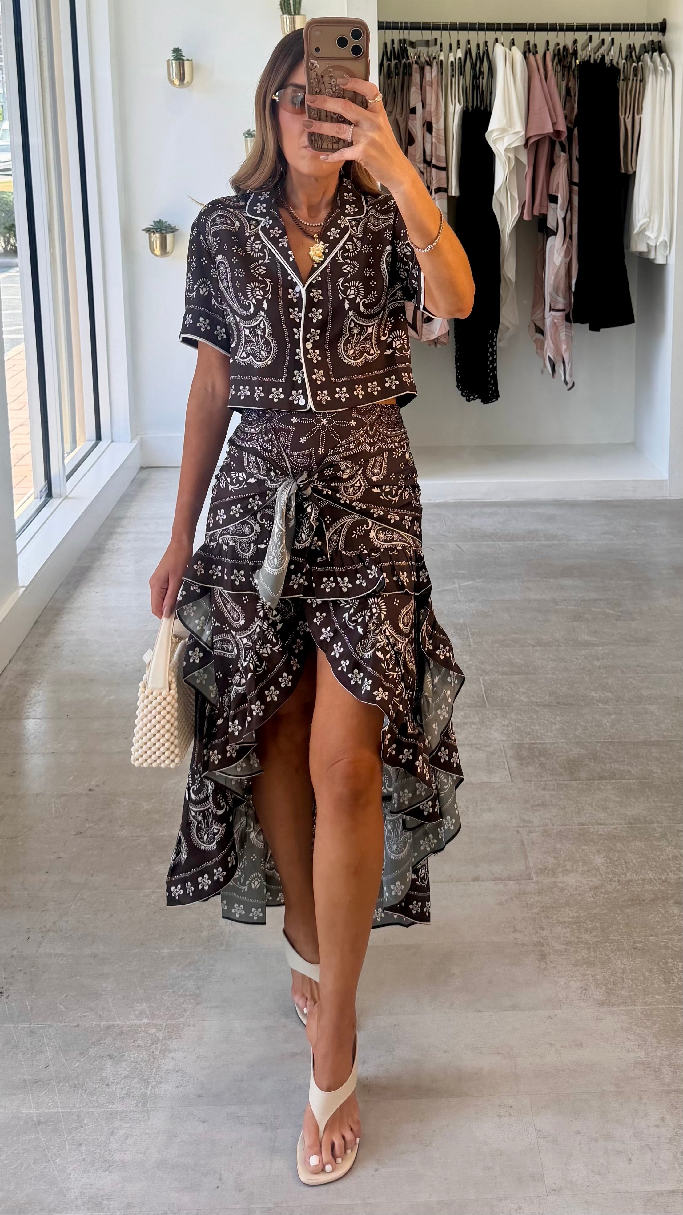 BANDANA SCARF SKIRT