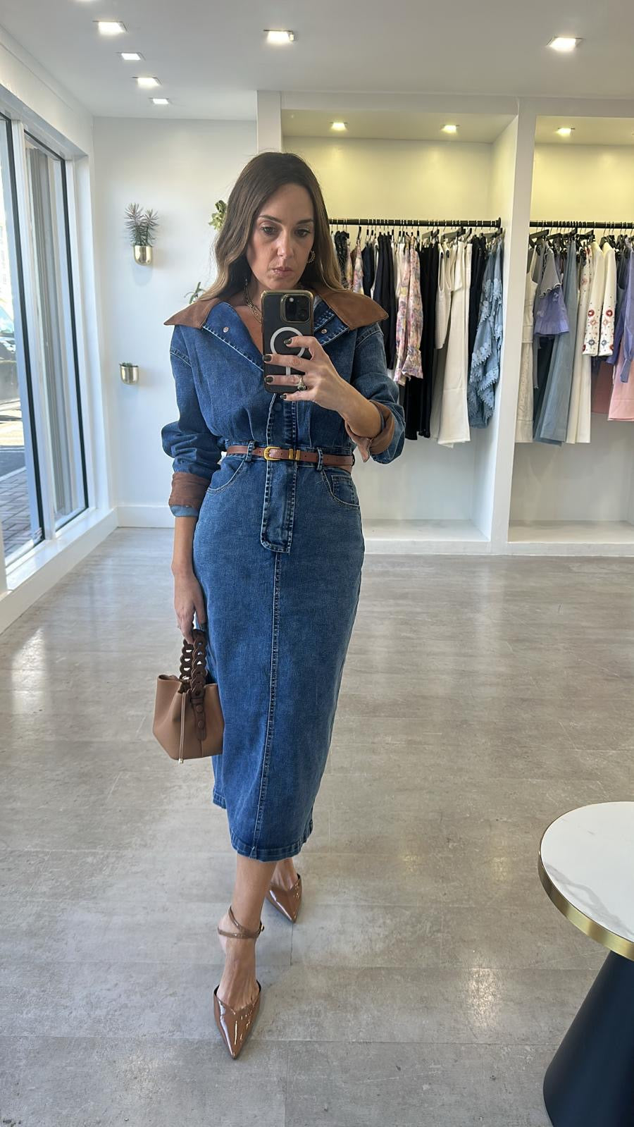 SADDLEBROOKE DENIM DRESS