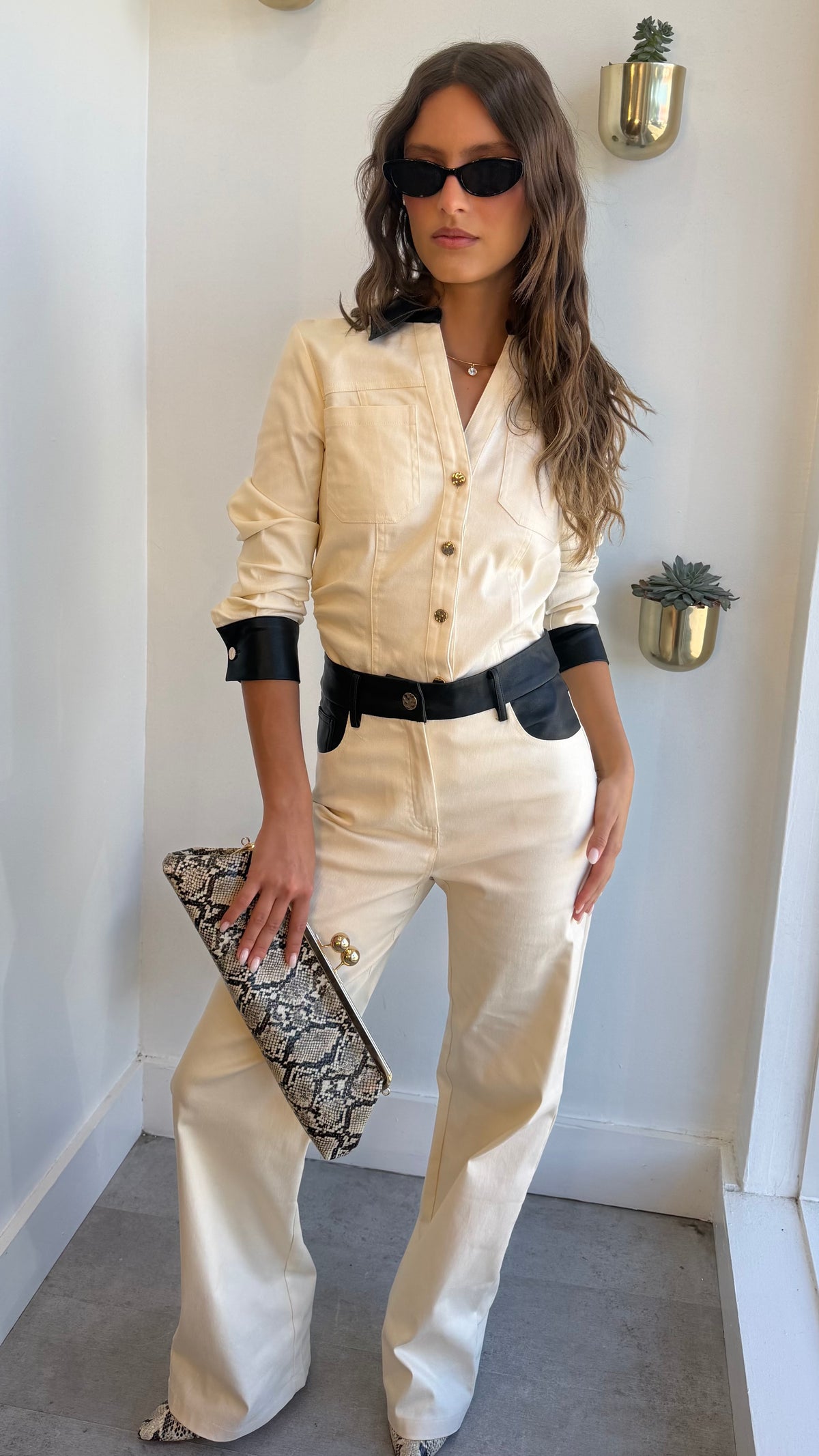 IVORY CONTRAST SET