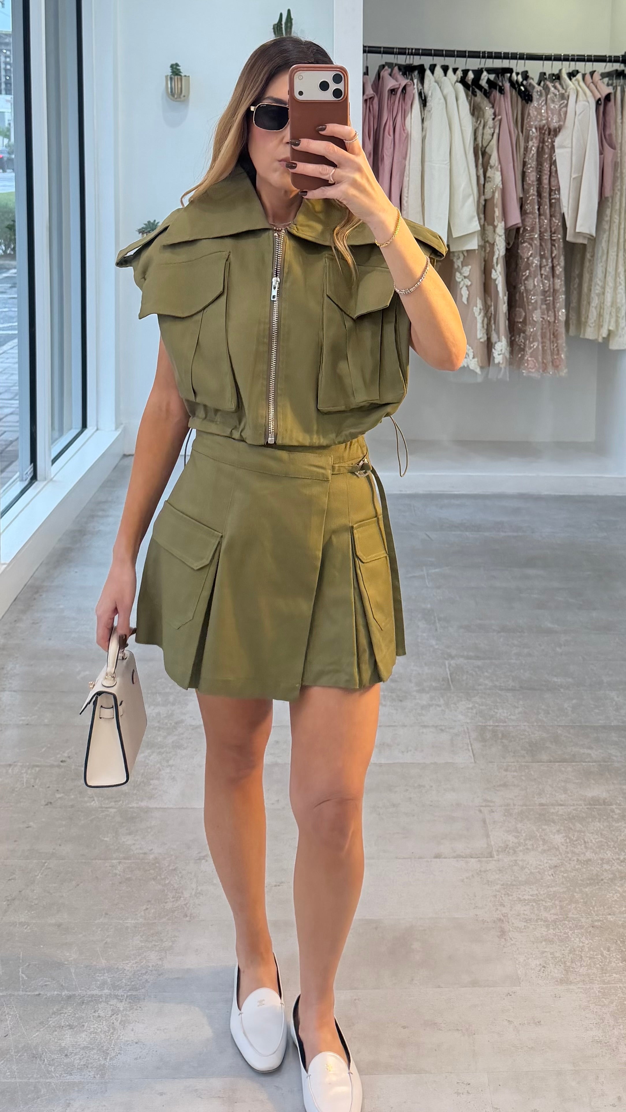 OLIVE UTILITY CARGO SET