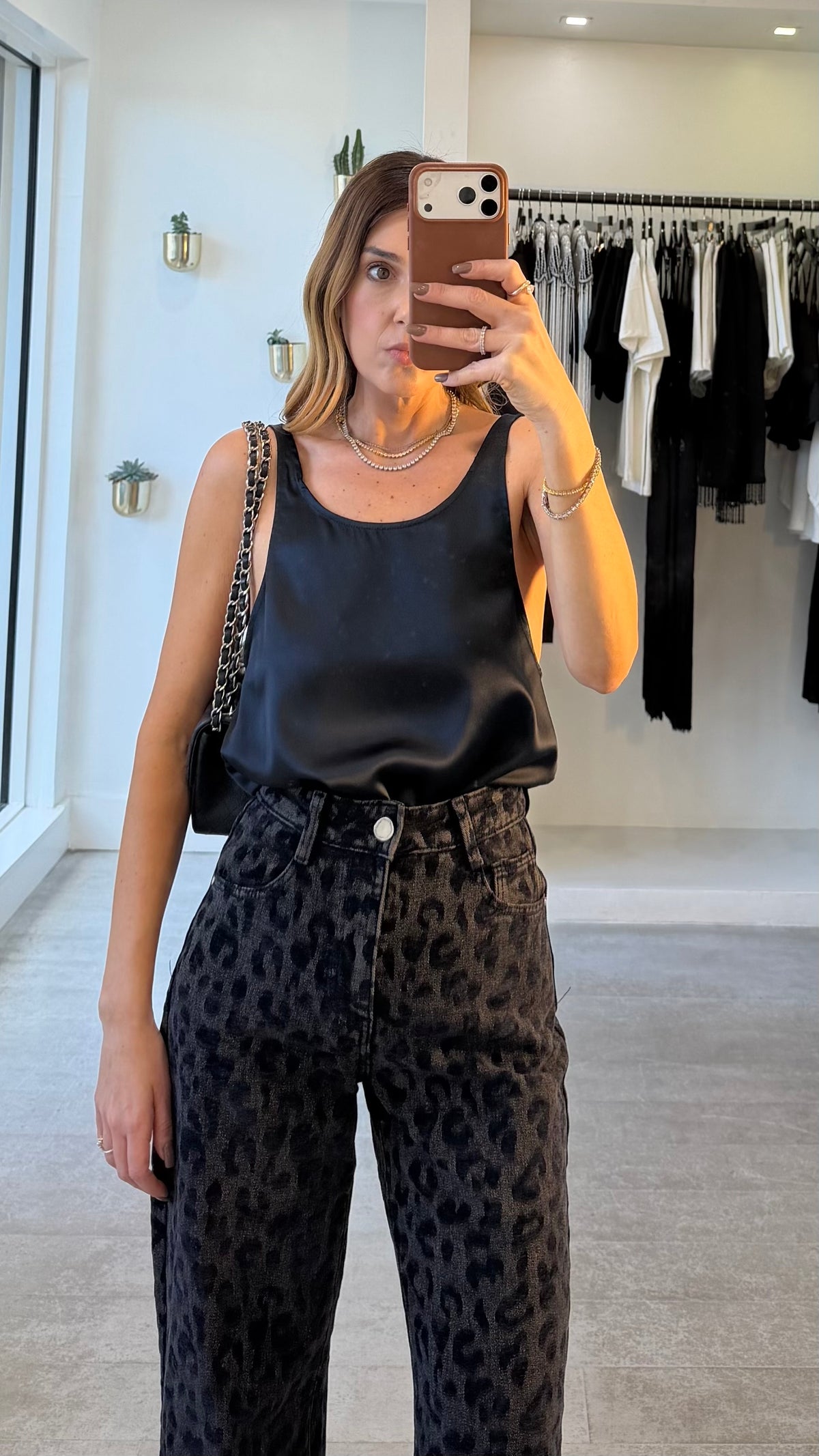 SHADOW LEOPARD DENIM
