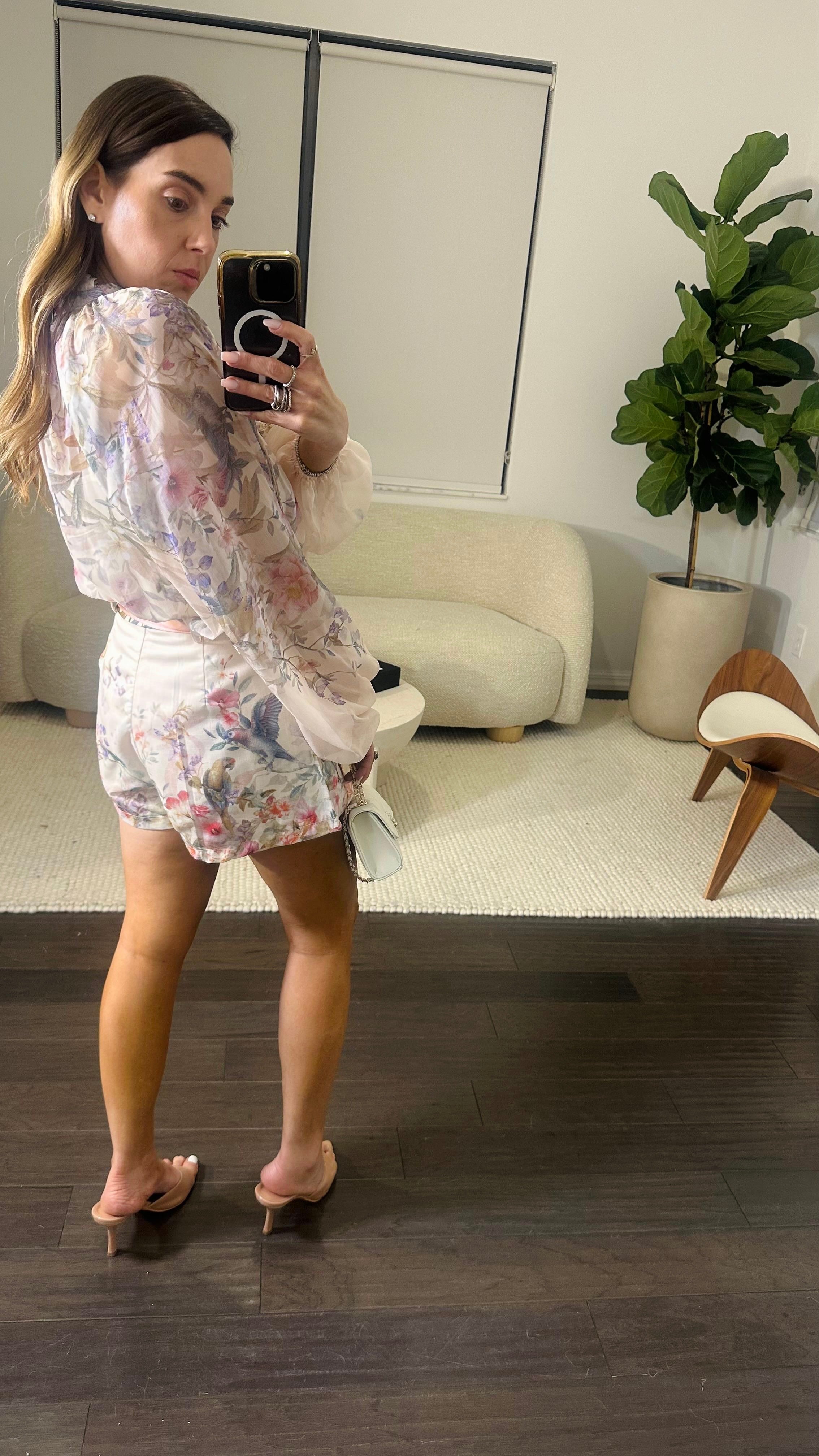 BLUSH GARDEN SILK SET