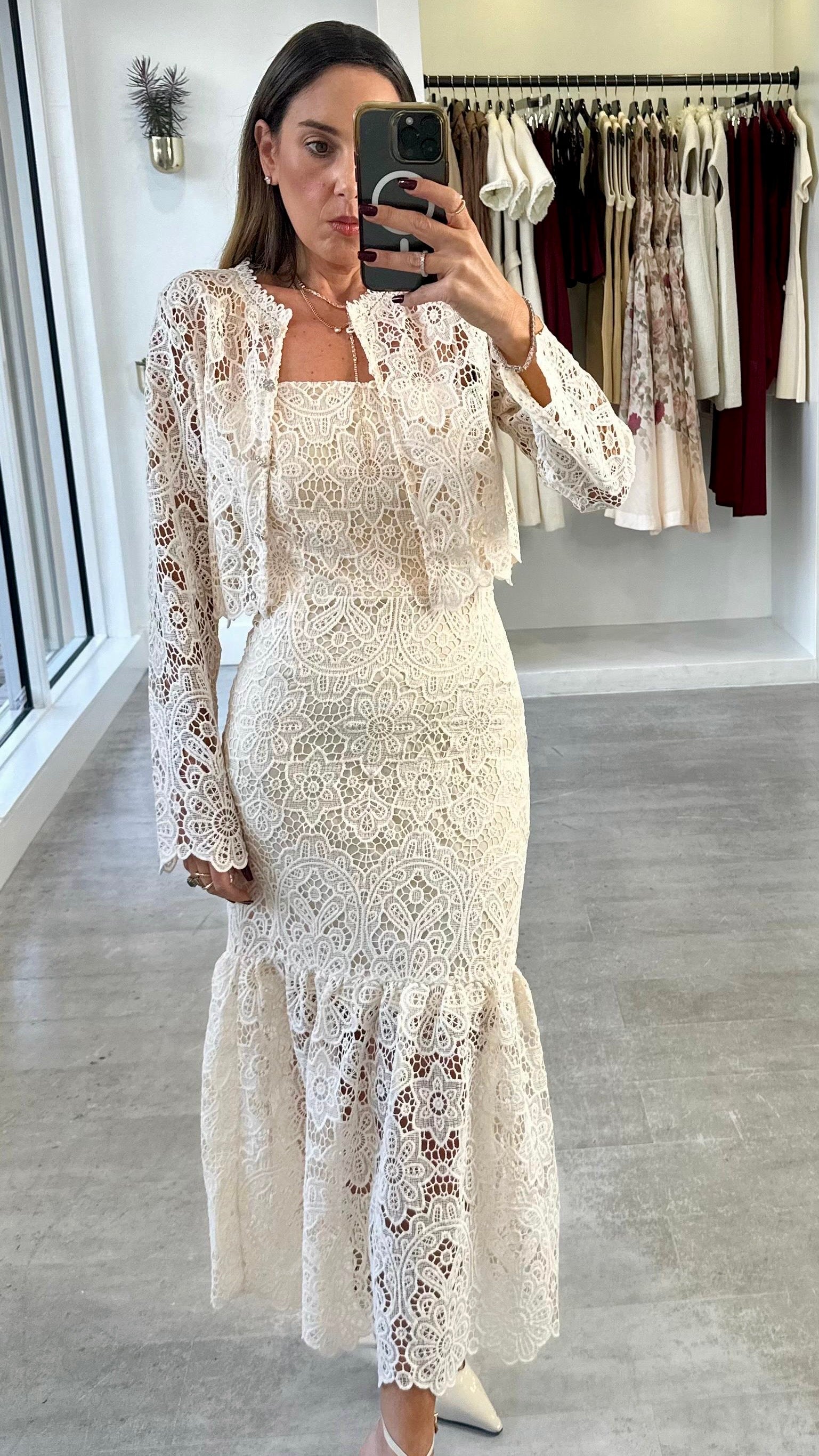 IVORY LACE HARMONY SET