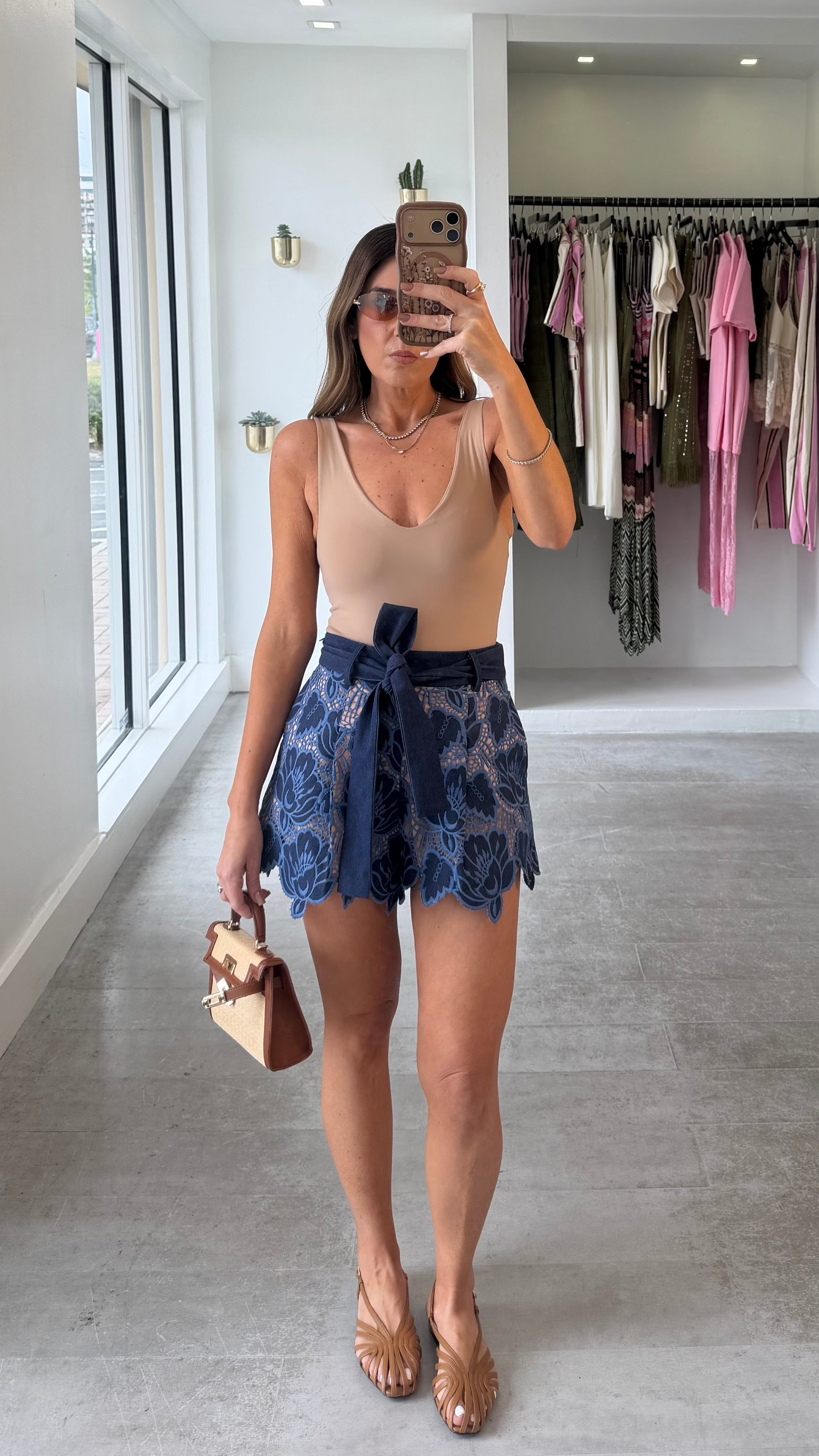 FIORE LACE SHORT